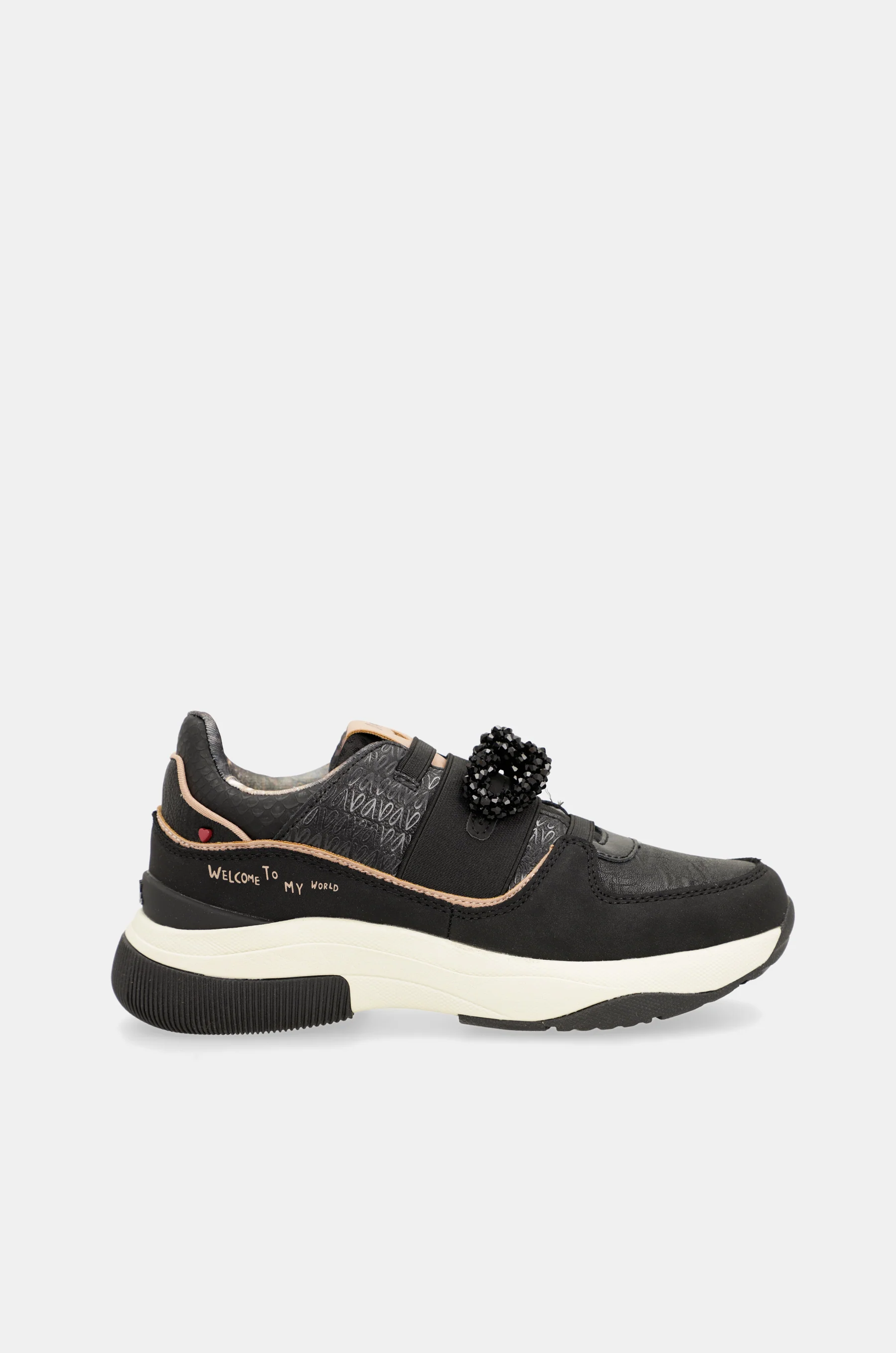 Baskets Sport, noir