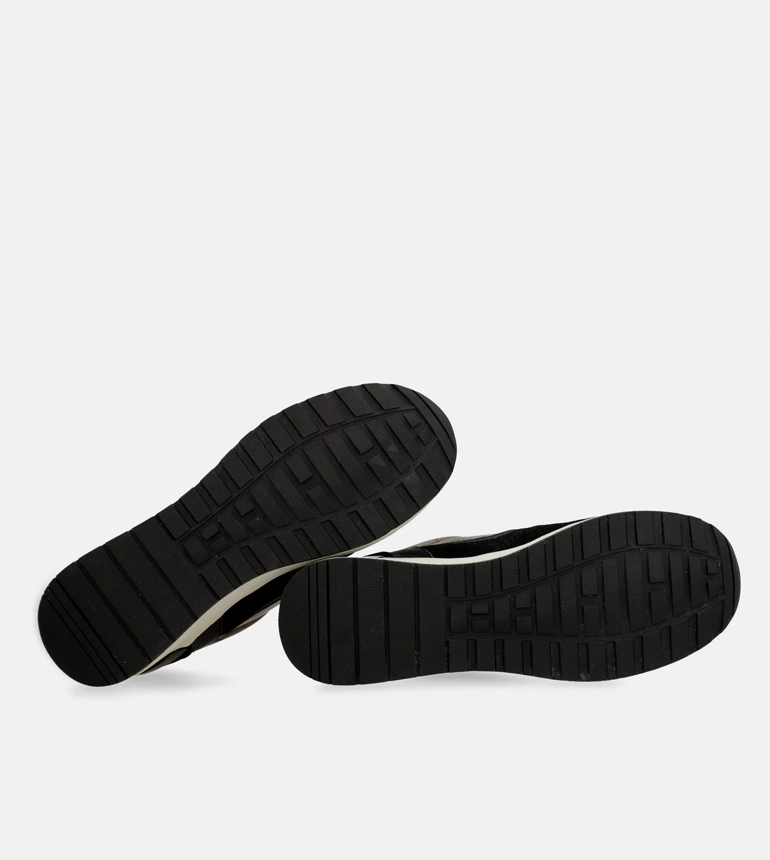 Baskets sport Padded noirs avec semelle compensée - Image 8