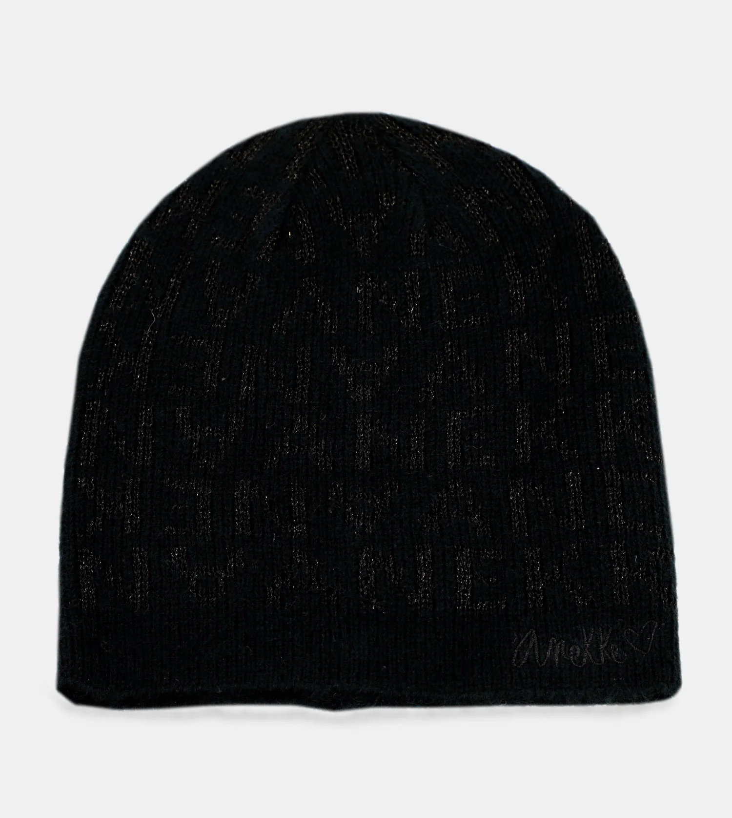 Chapeau Contemporary en tricot noir - Image 3
