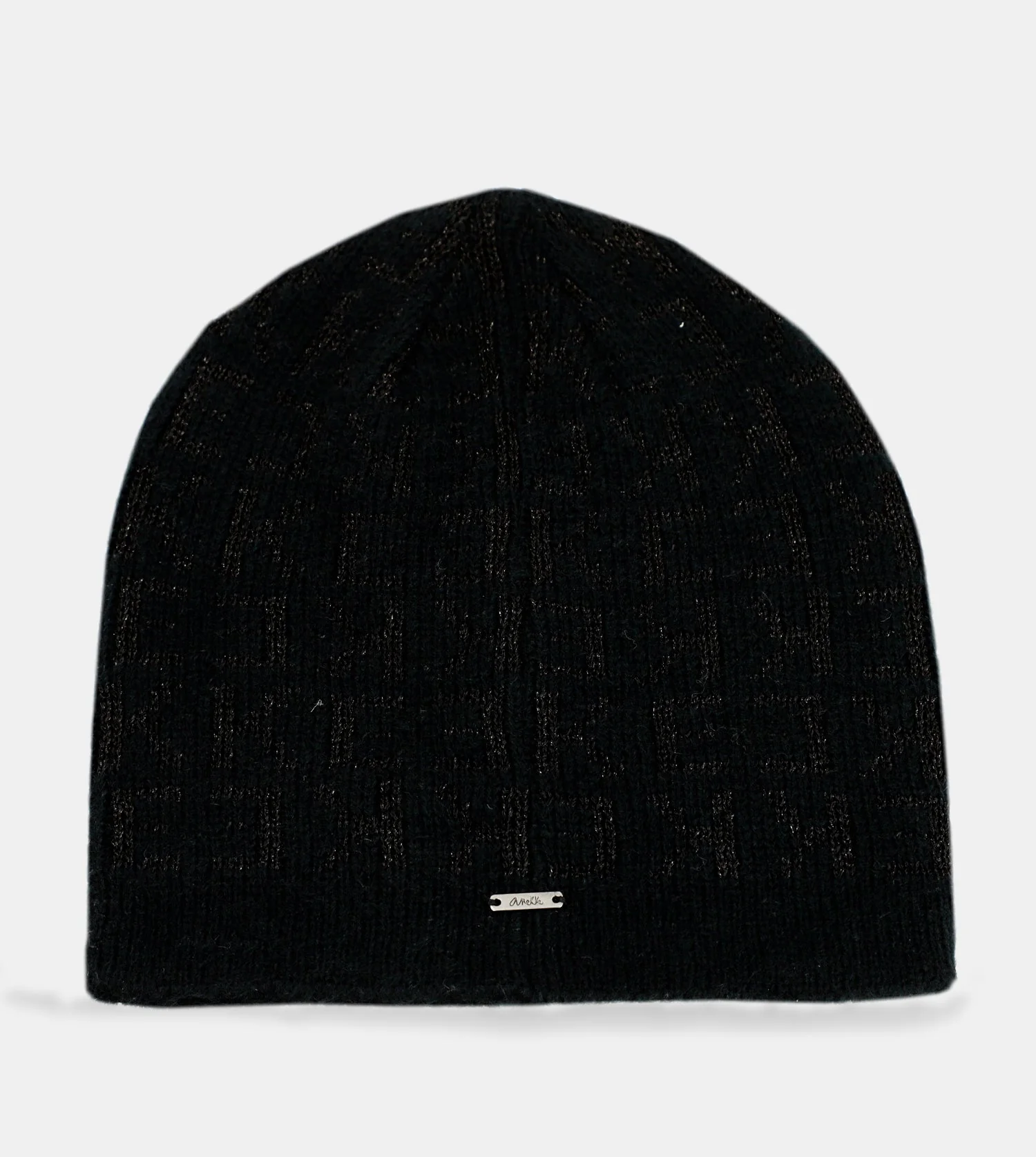 Chapeau Contemporary en tricot noir - Image 5
