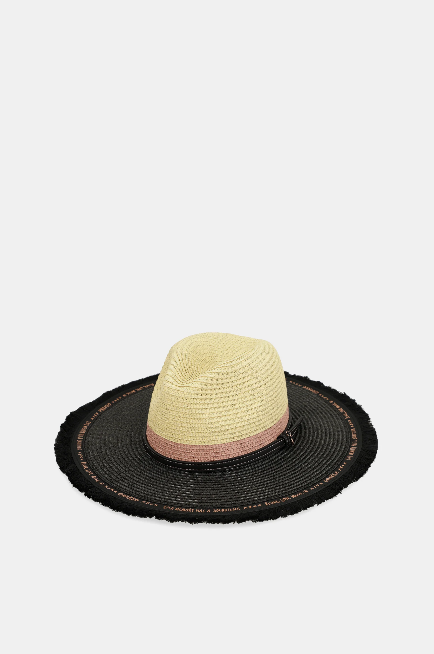 Chapeau raphia assorti - Image 4