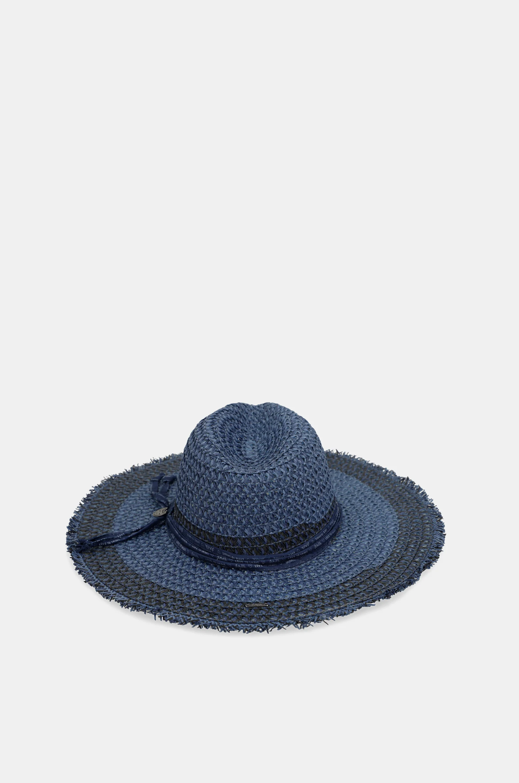 Chapeau raphia bicolore - Image 5