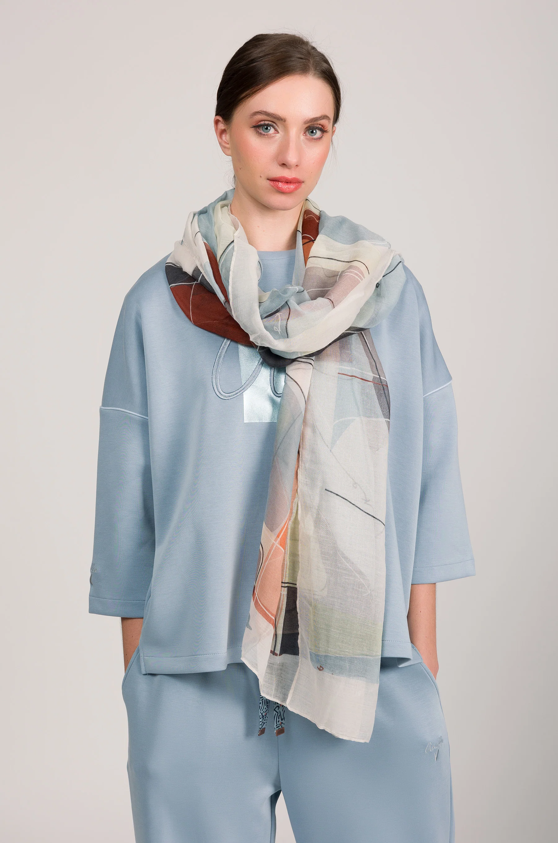 Foulard imprimé Eikon - Image 2