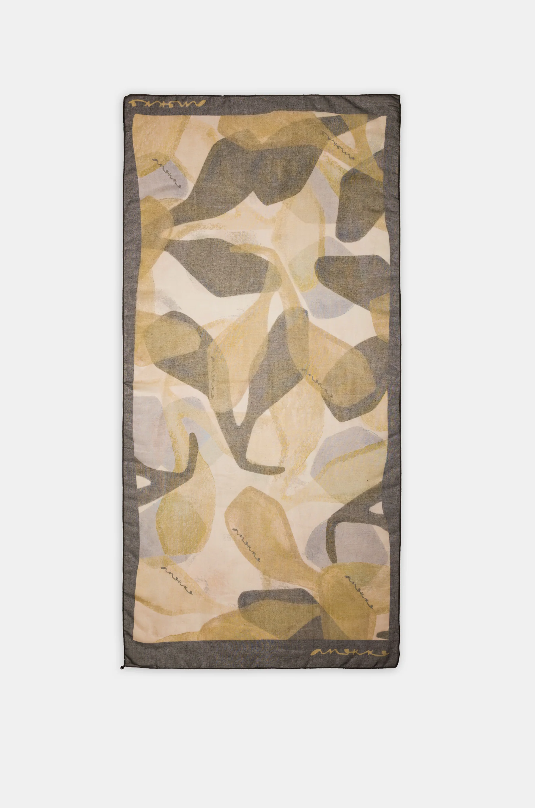 Foulard marron Bloom - Image 2