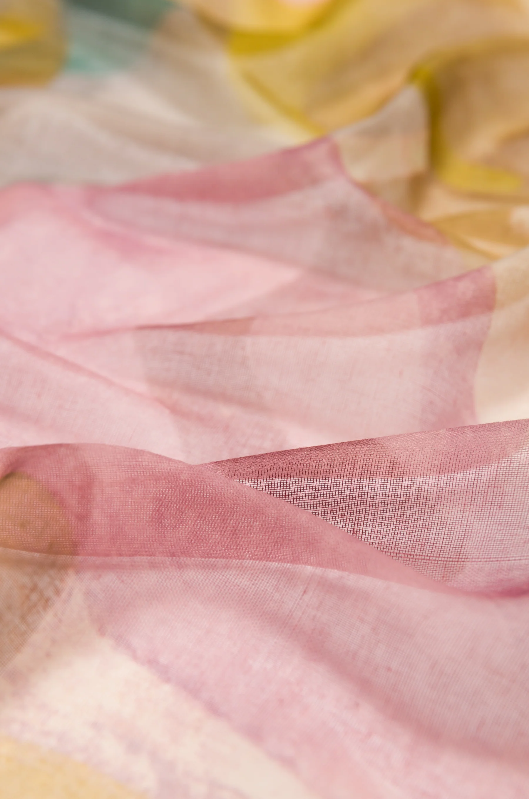 Foulard rose Bloom - Image 4