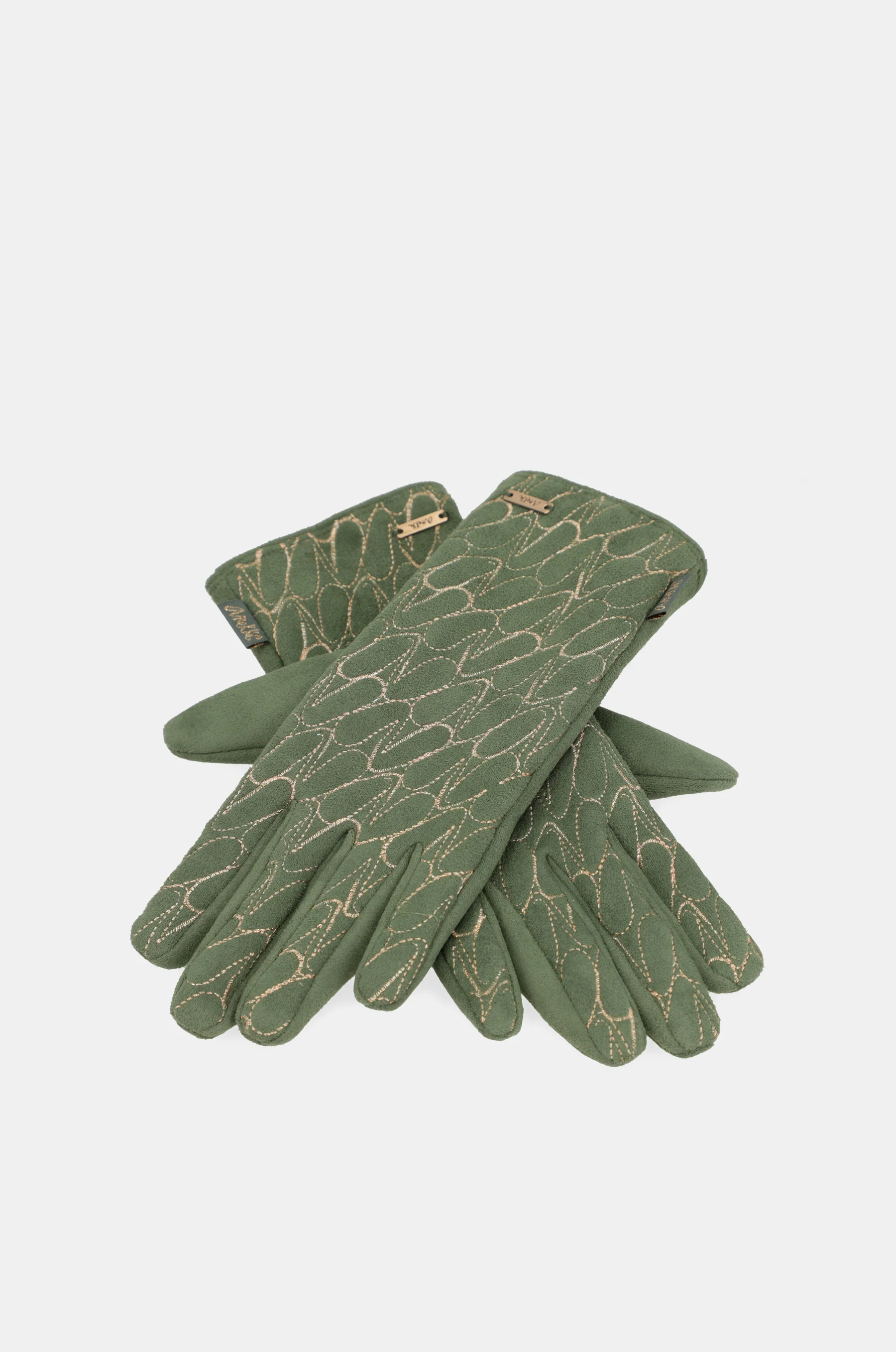 Gants avec logo Anekke, vert