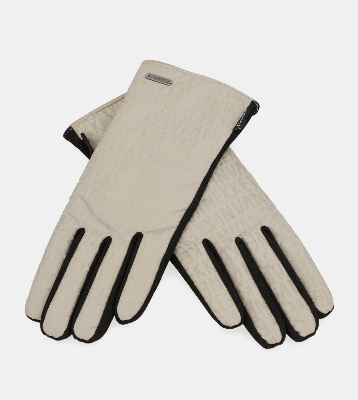 Gants Contemporary noir et beige - Image 3