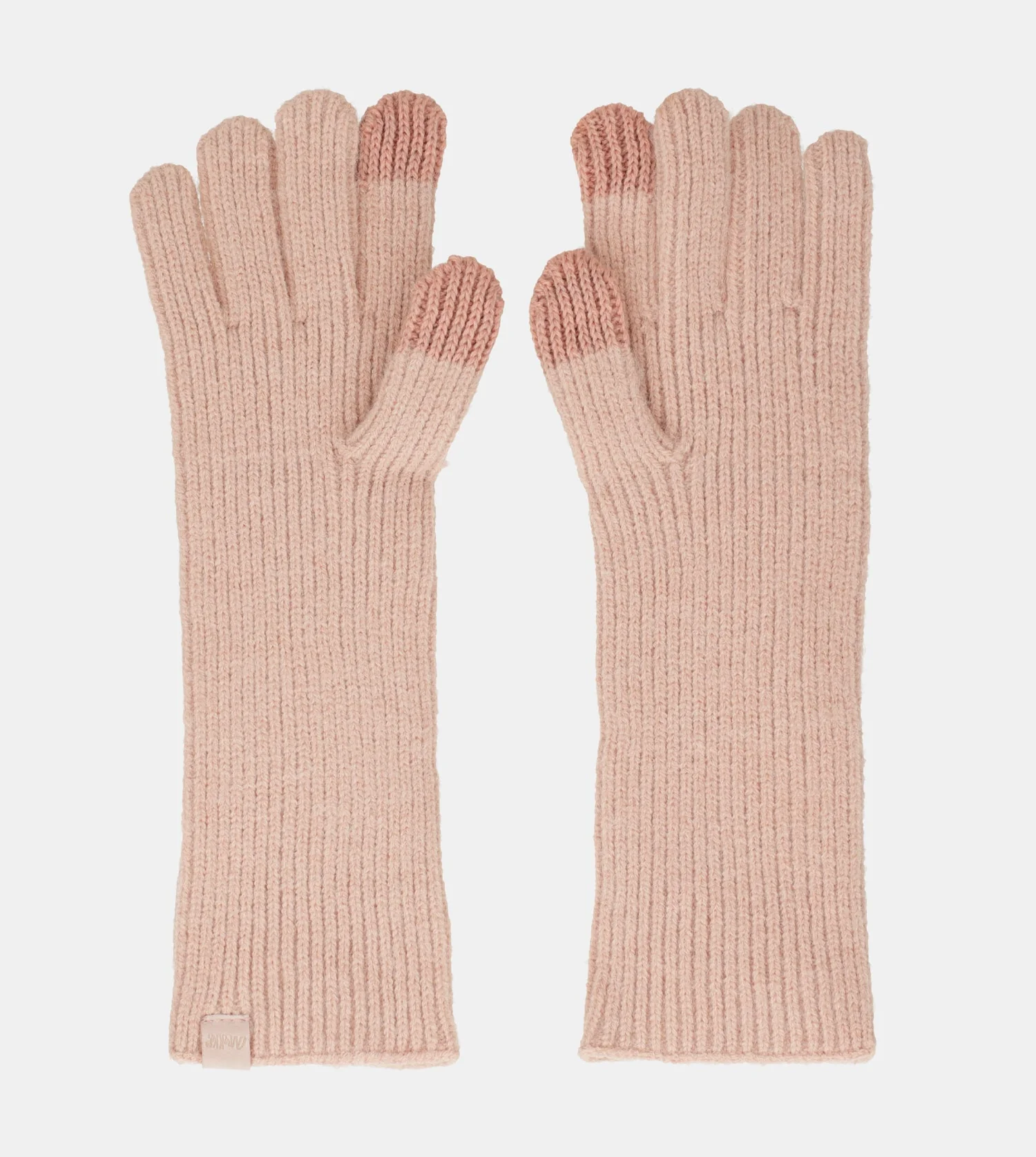 Gants en maille, beige - Image 5