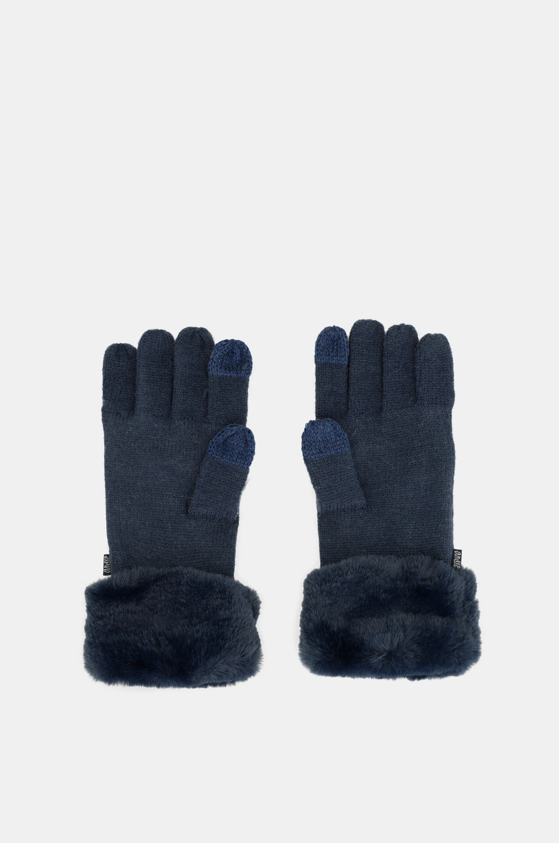 Gants en maille noir avec applications - Image 6