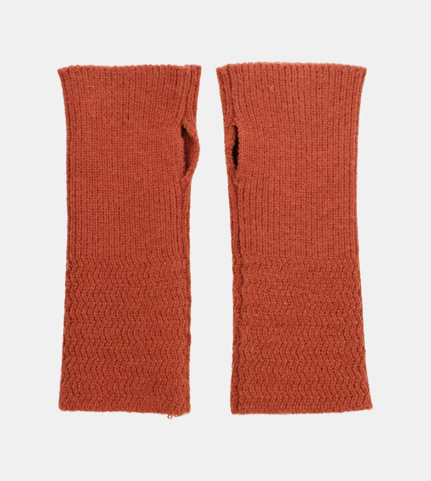 Gants en maille, rouge - Image 4