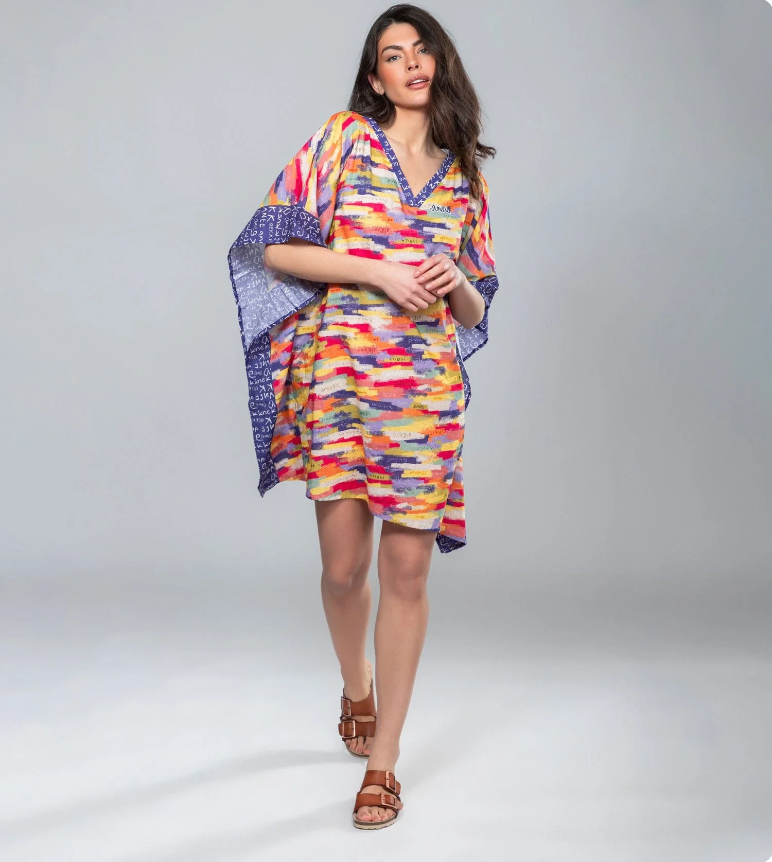 Kene Print Kaftan - Image 2