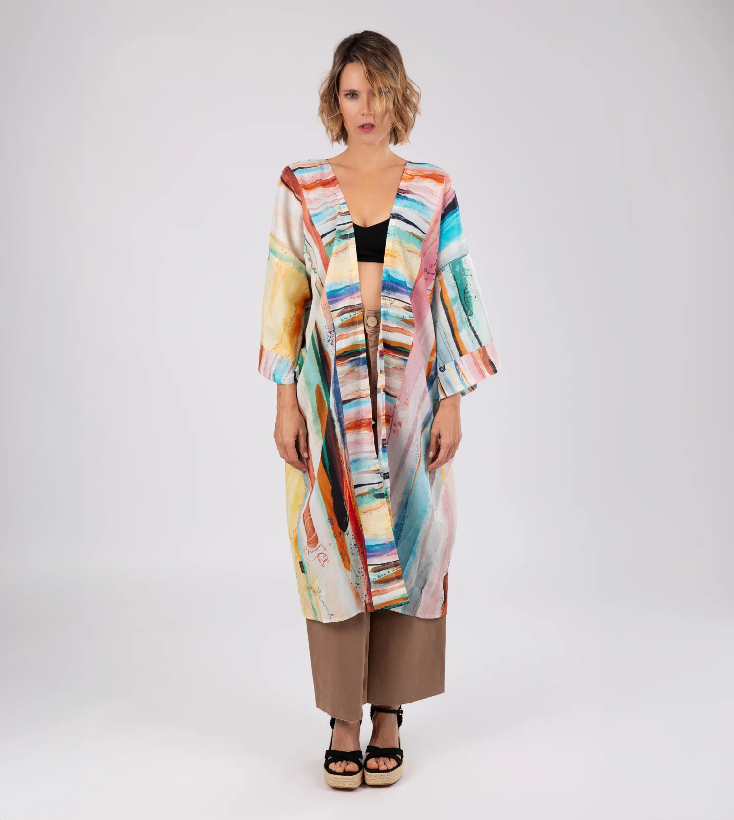 Kimono long imprimé Studio - Image 7