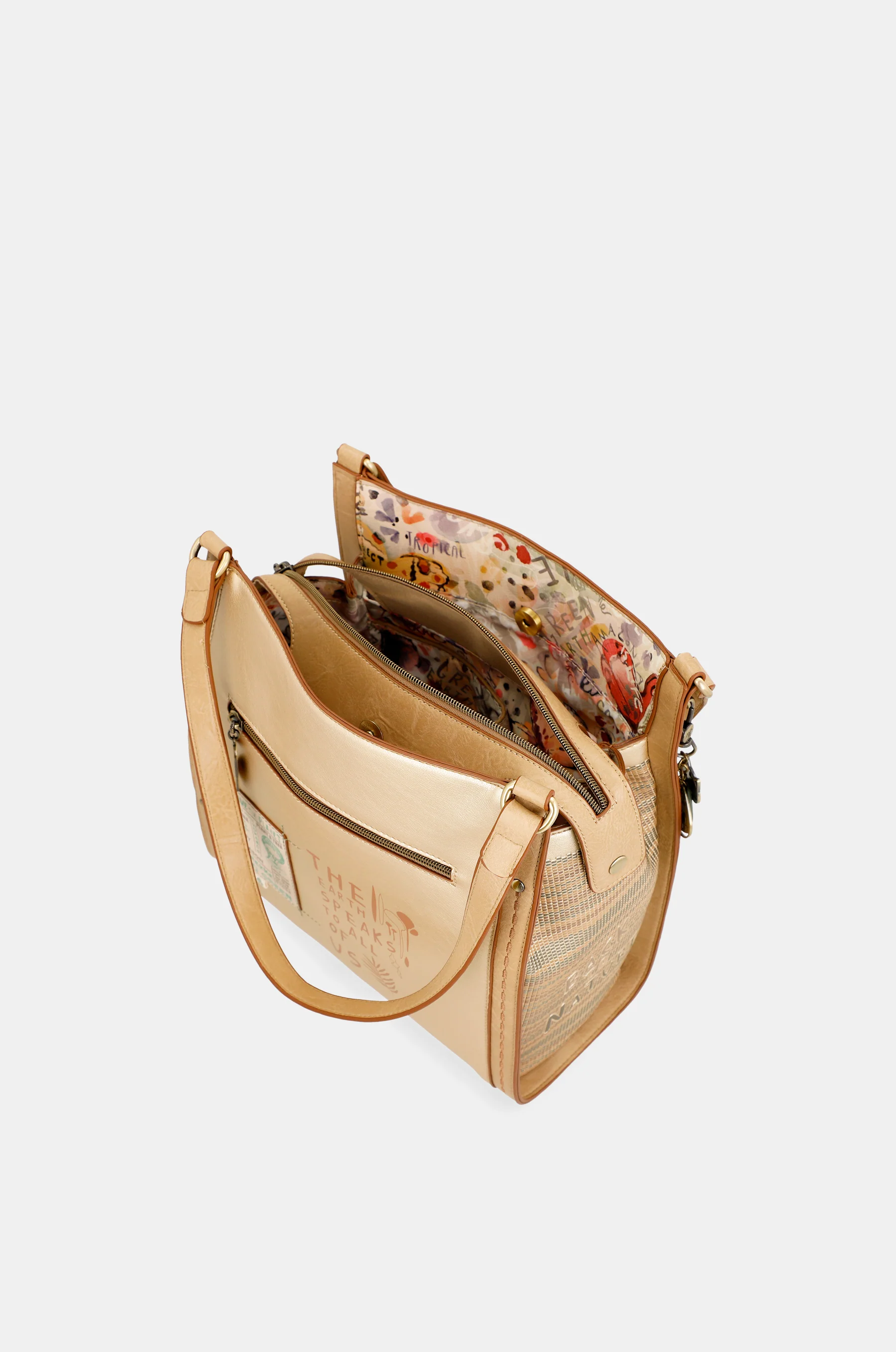 Nature Pachamama Golden Crossbody Bag Anekke - Image 8