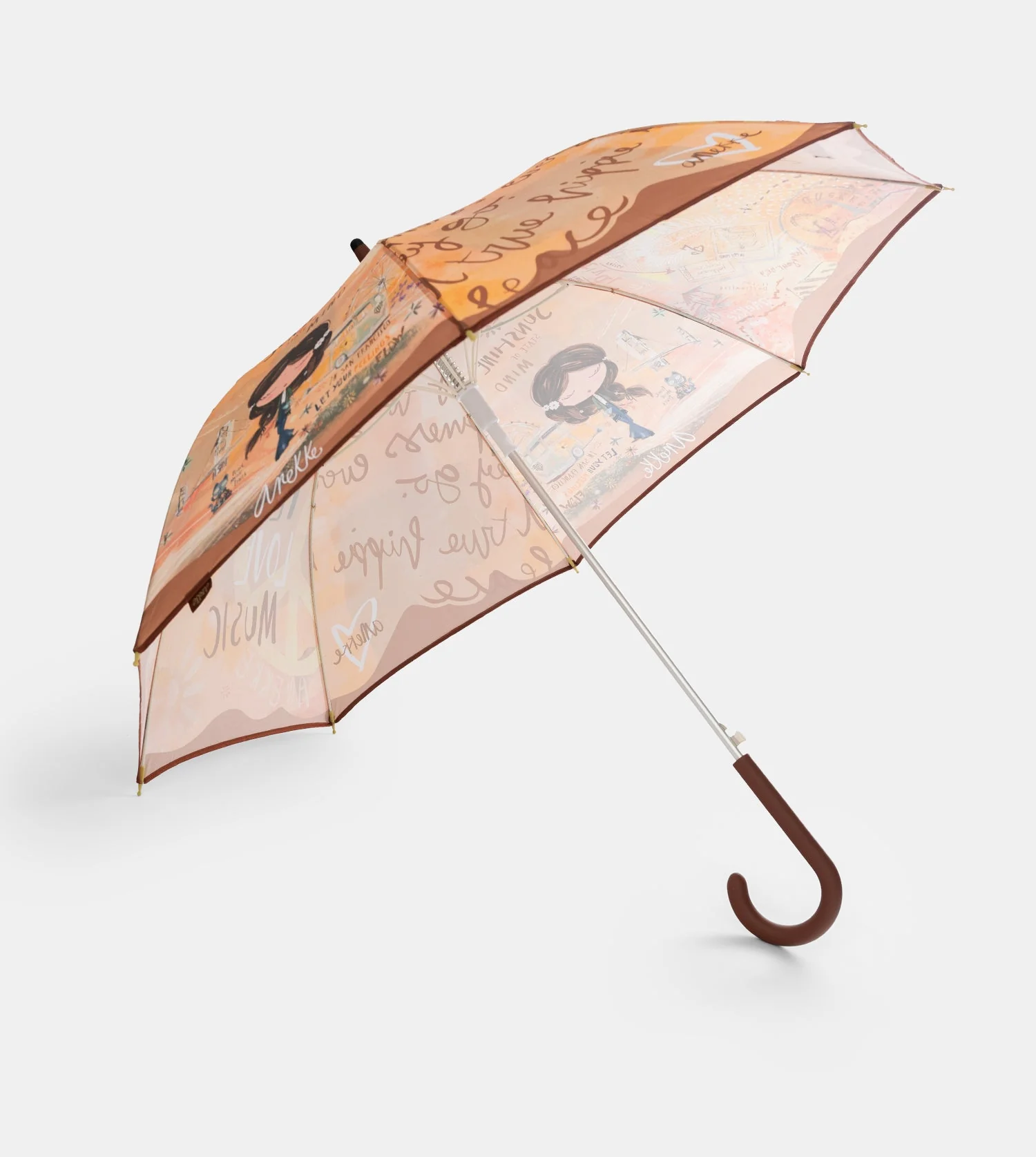 Parapluie long Peace & Love - Image 4