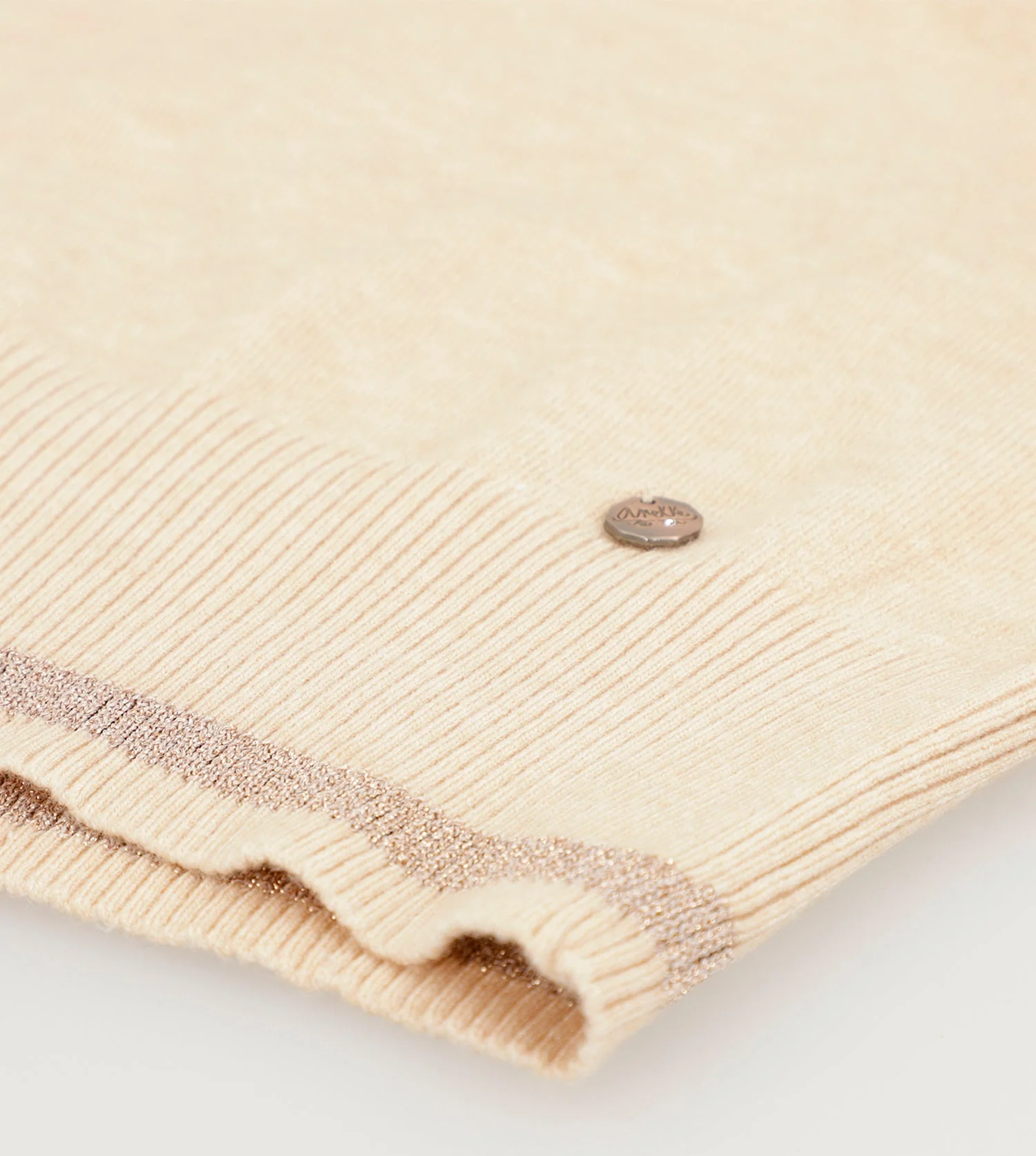 Pull Shōen col V beige - Image 4