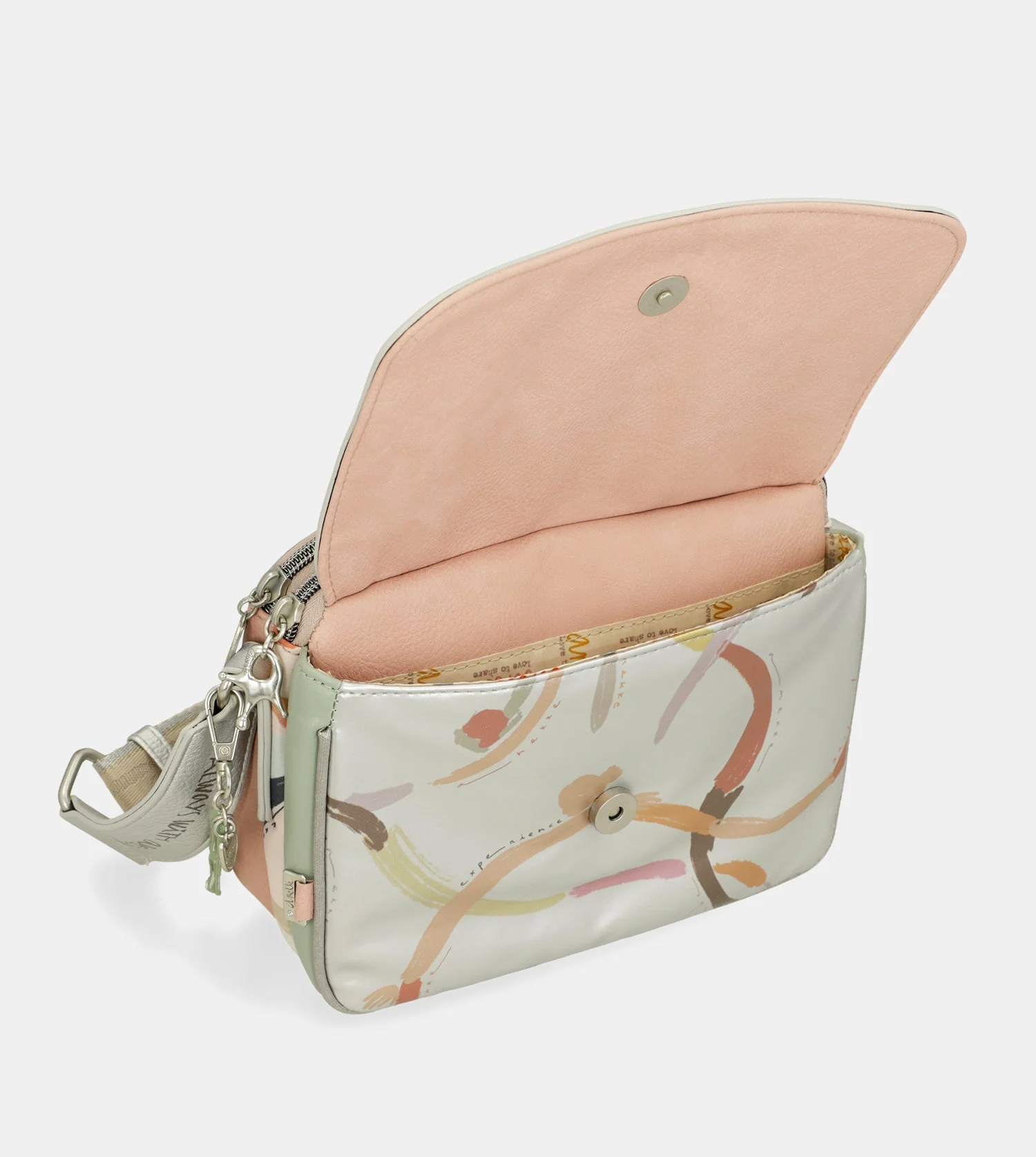 Sac bandoulière à rabat ovale Alma - Image 5