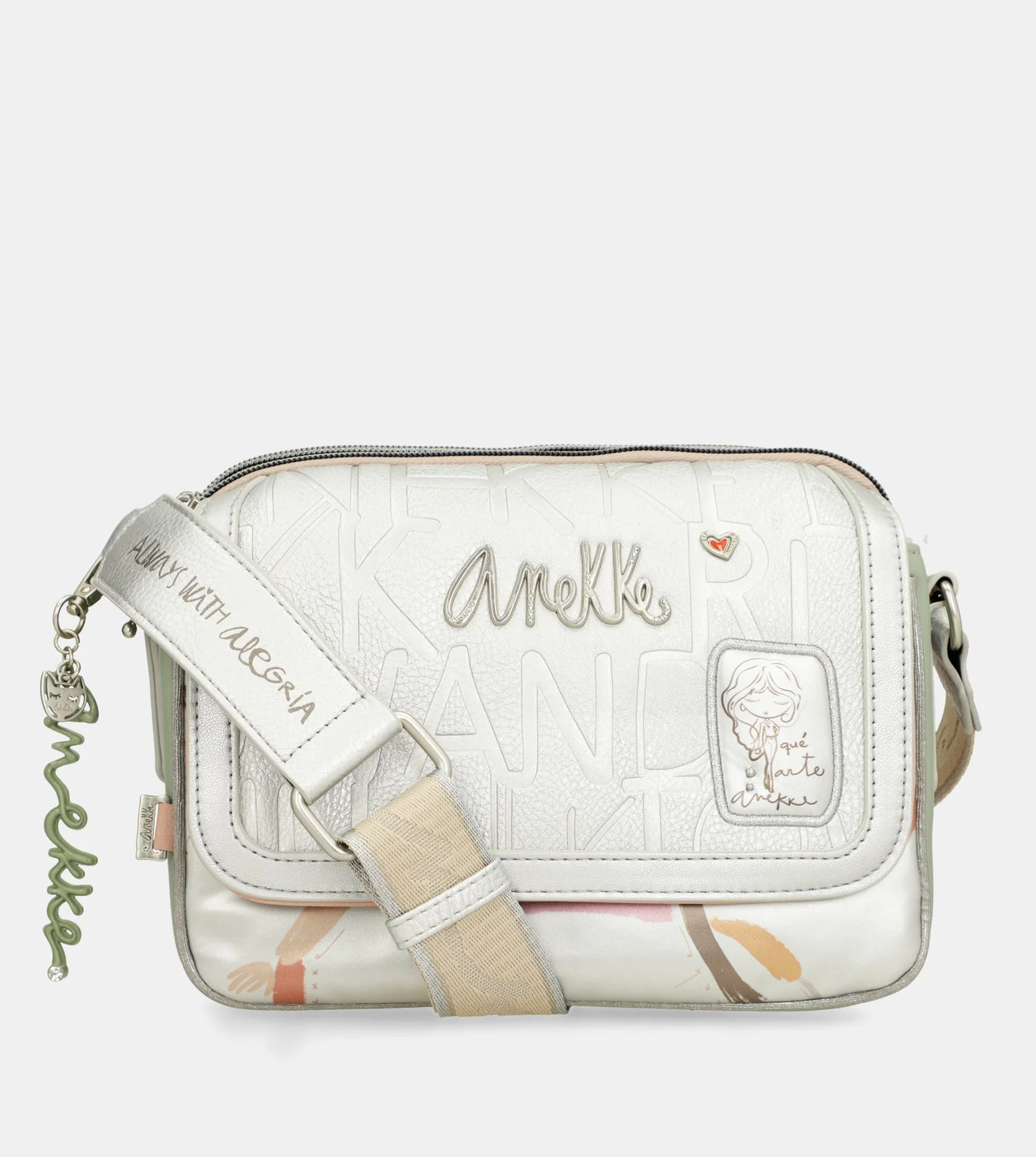 Sac bandoulière à rabat ovale Alma - Image 7