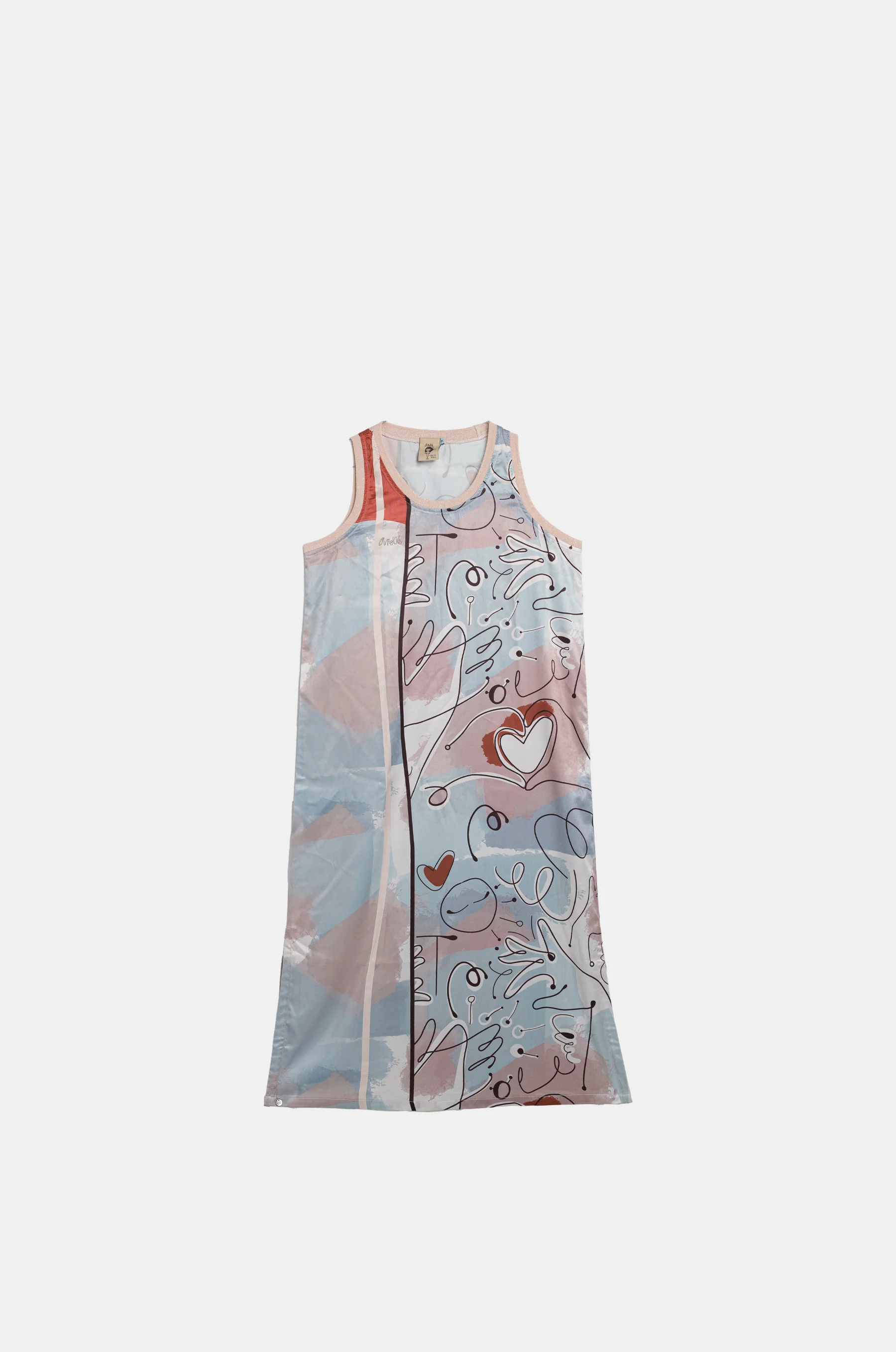 Robe longue sans manches Alma