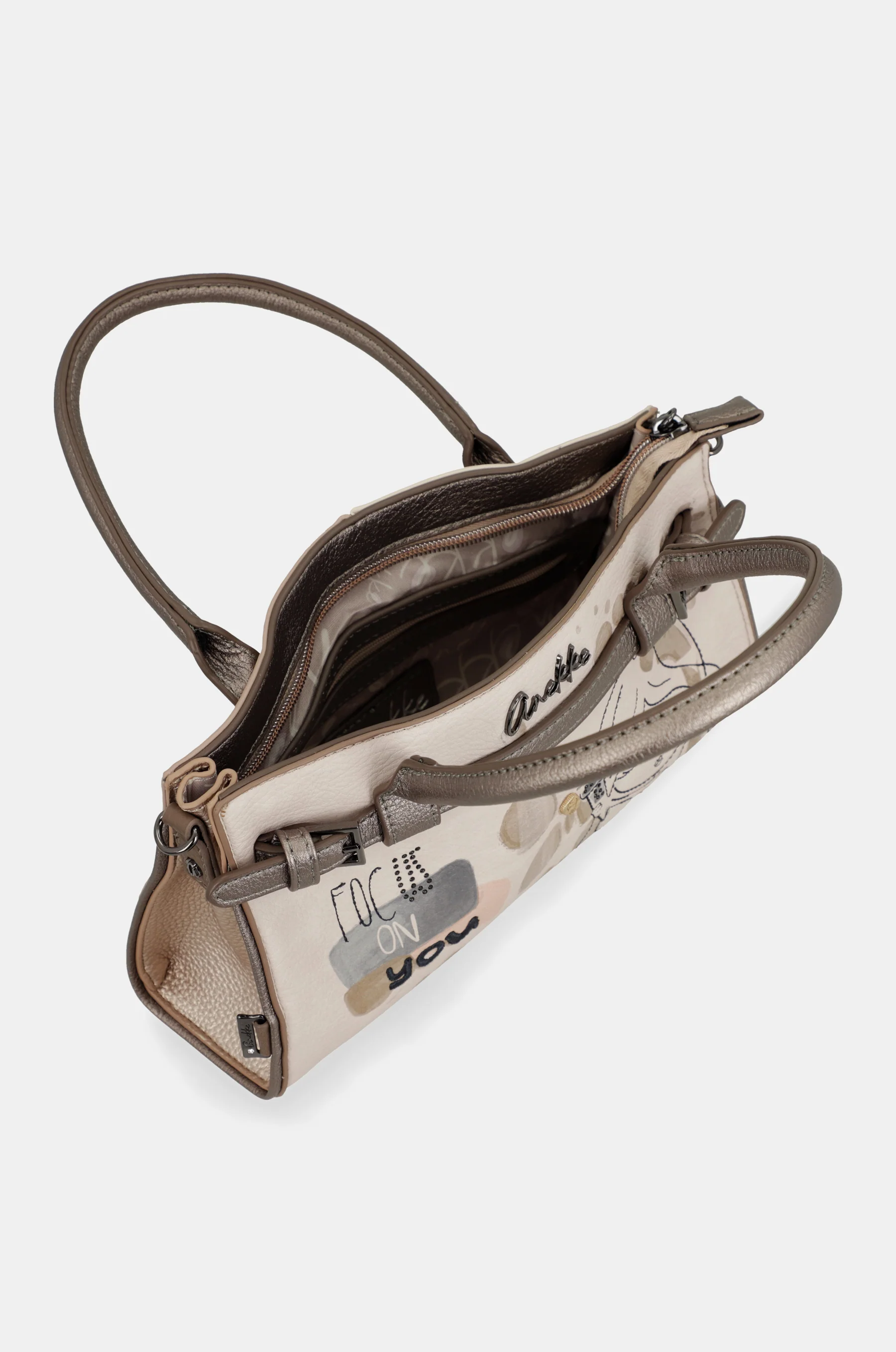Sac à bandoulière Olympia avec deux anses et une bandoulière - Image 4