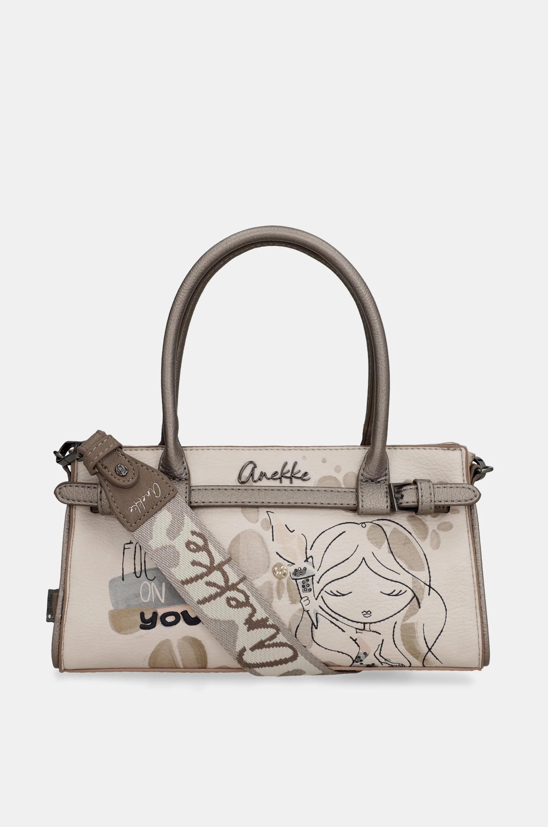Sac à bandoulière Olympia avec deux anses et une bandoulière - Image 8