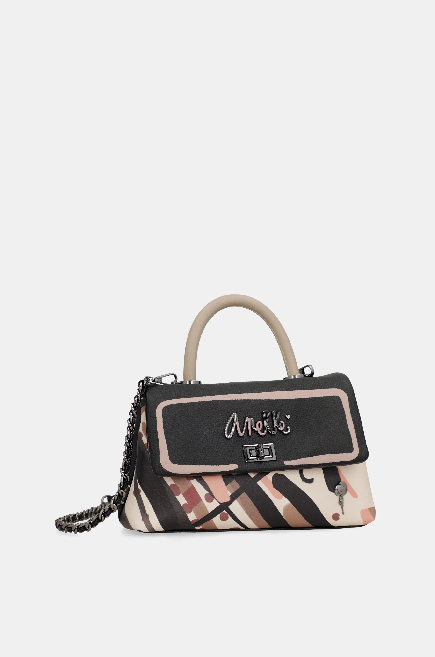 Sac à main avec anse et bandoulière petit Parisian - Image 11