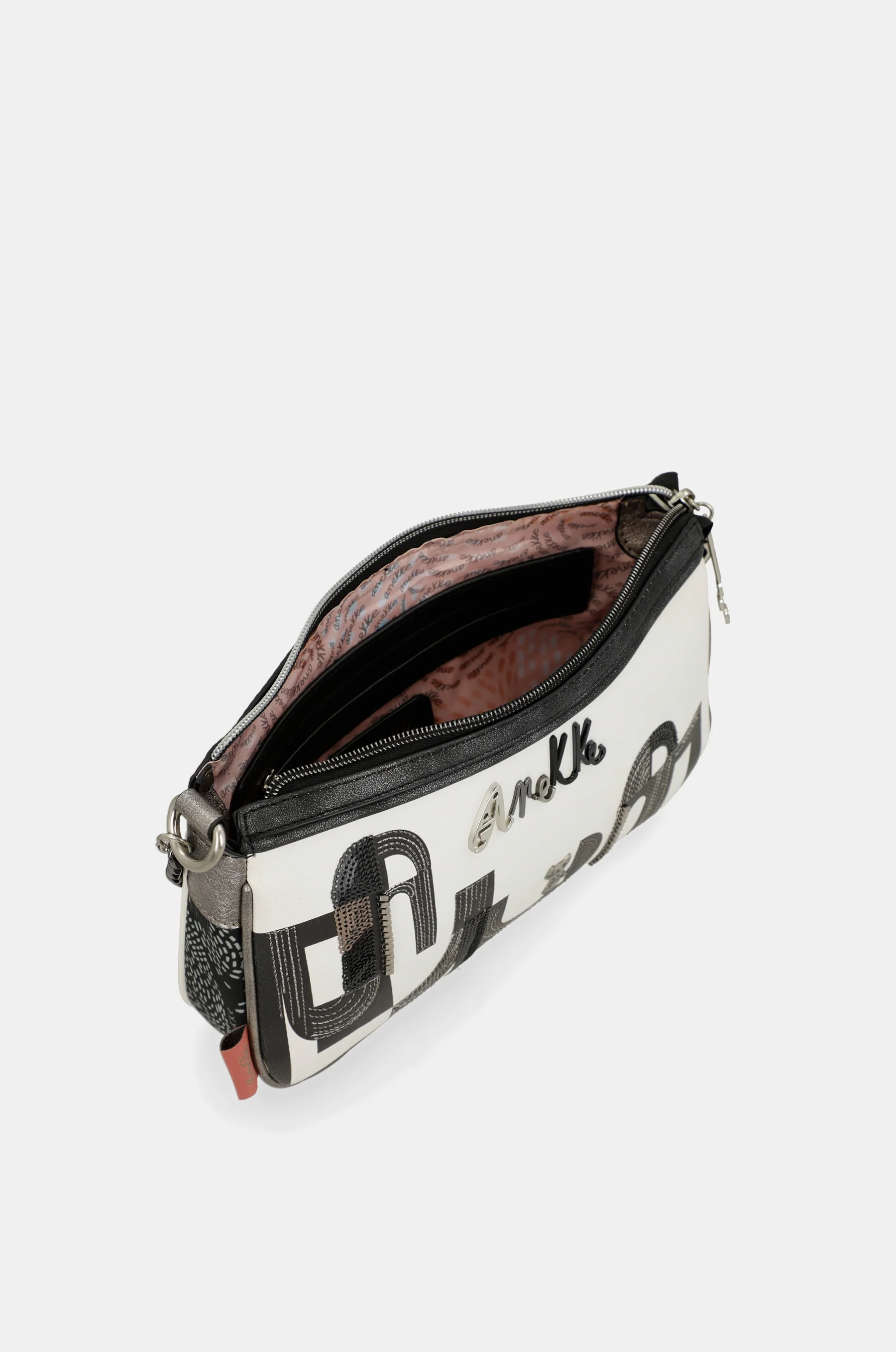 Sac baguette à anse métallique Nature Sixties - Image 5