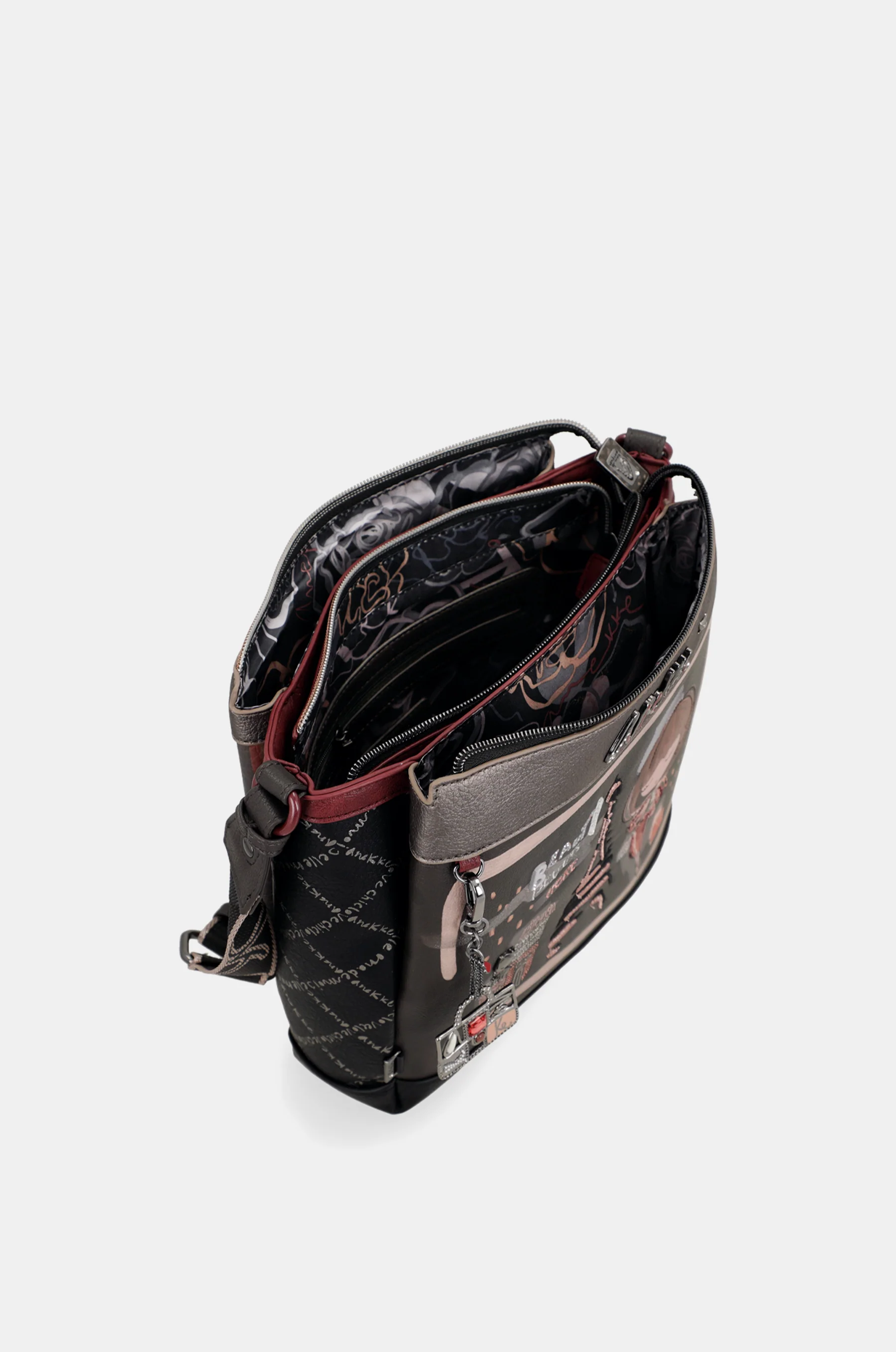 Sac bandoulière 3 compartiments Mademoiselle - Image 7