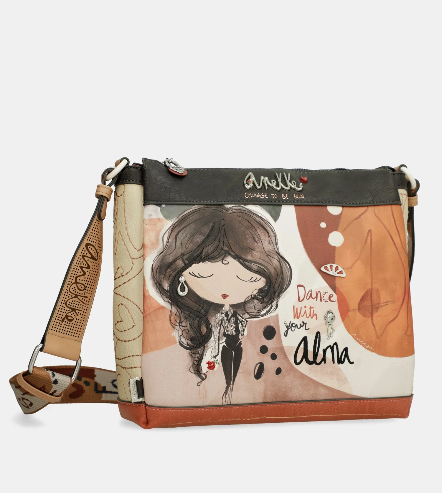 Sac bandoulière Alma 3 compartiments - Image 3