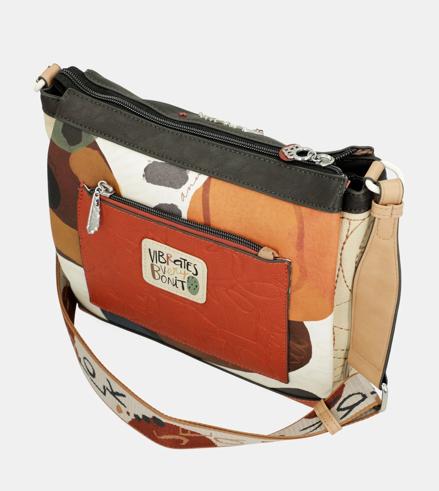 Sac bandoulière Alma 3 compartiments - Image 7
