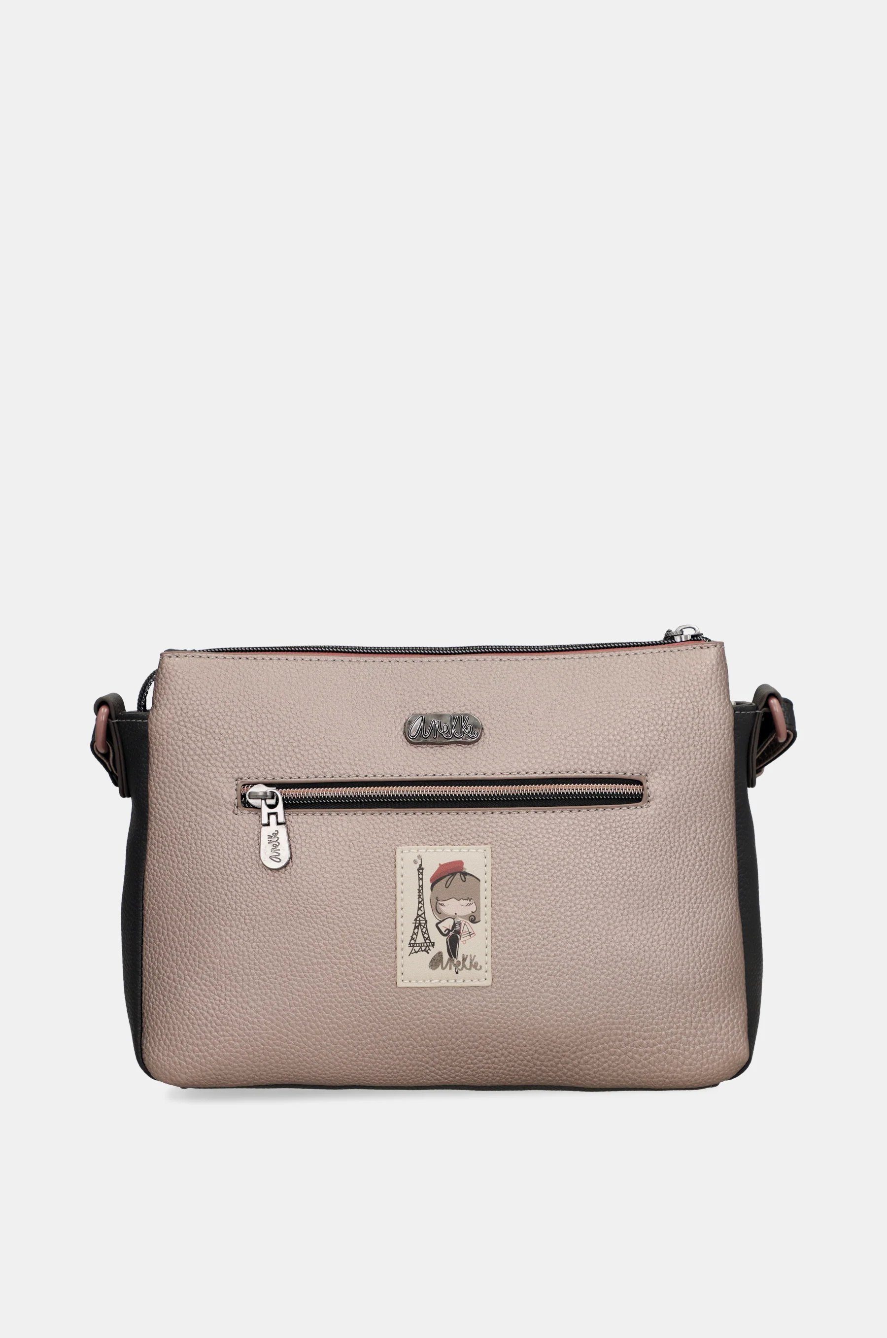 Sac bandoulière à motifs 3 compartiments Parisian - Image 3