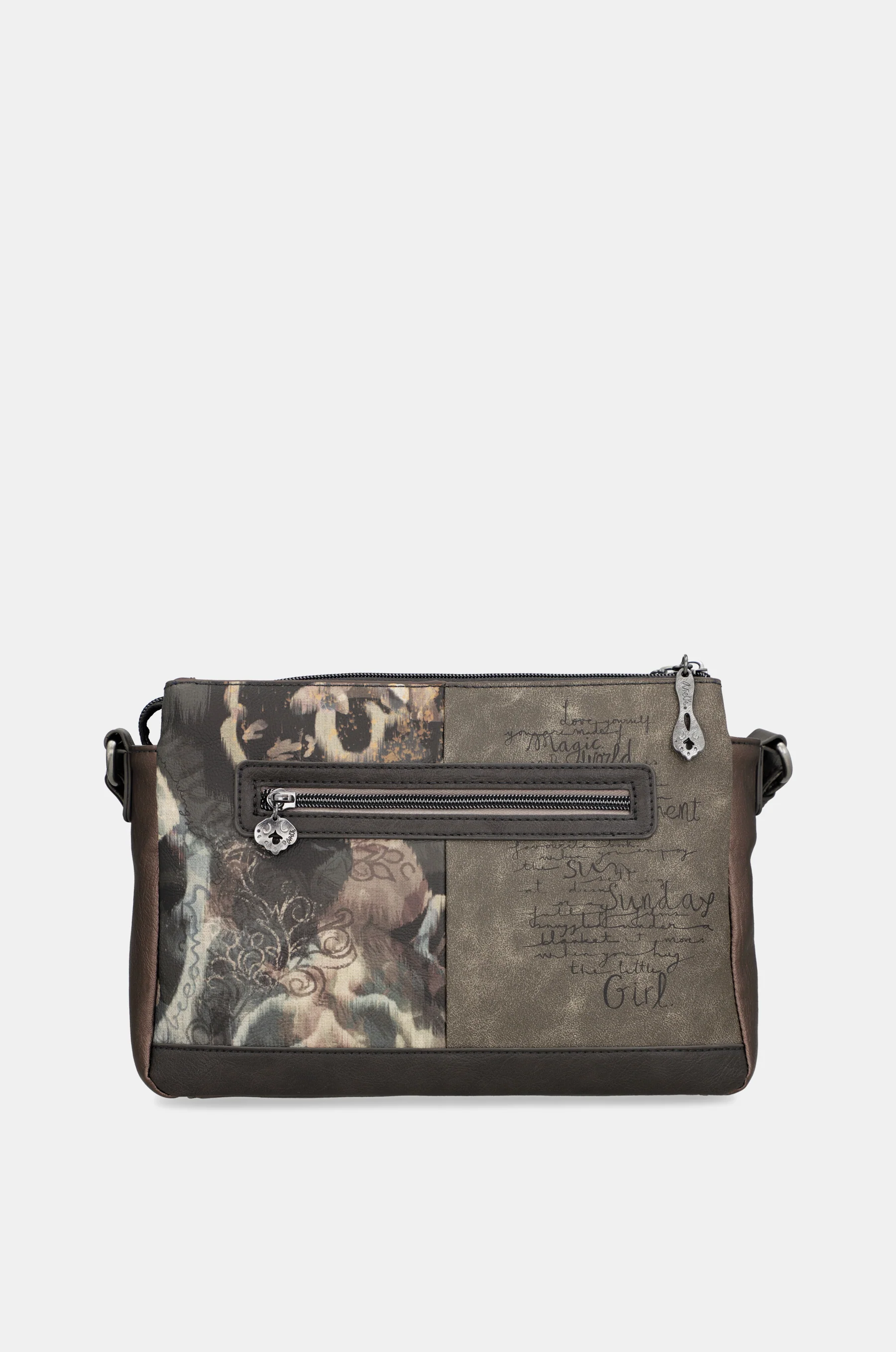 Sac bandoulière à motifs 3 compartiments Real - Image 3