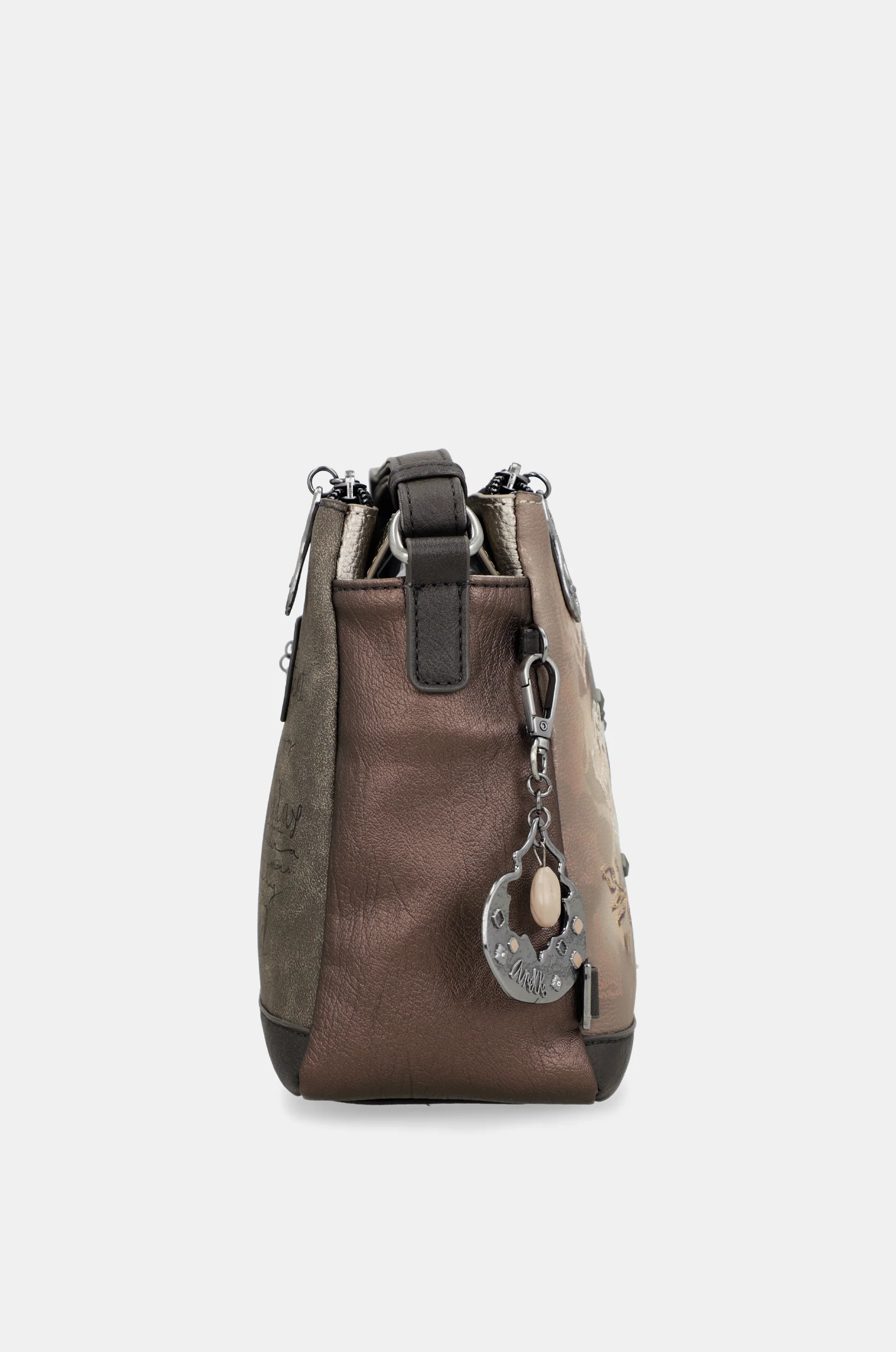 Sac bandoulière à motifs 3 compartiments Real - Image 5