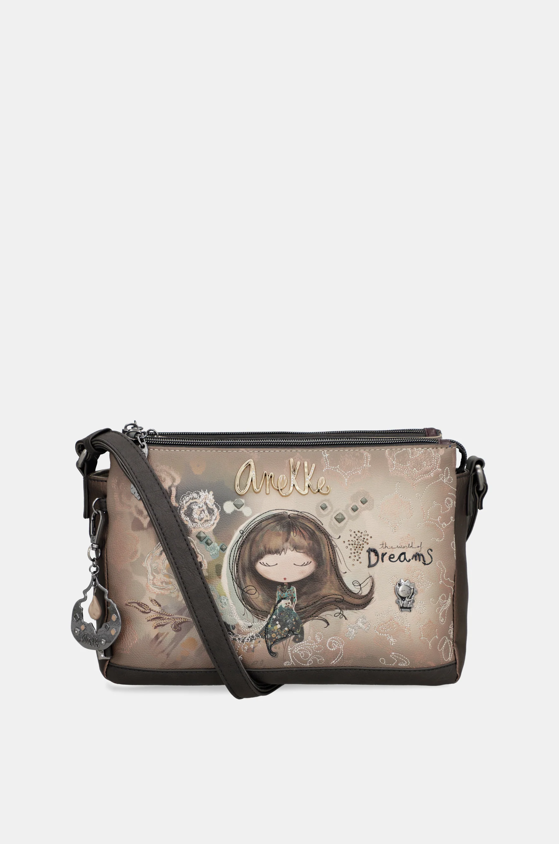 Sac bandoulière à motifs 3 compartiments Real - Image 7