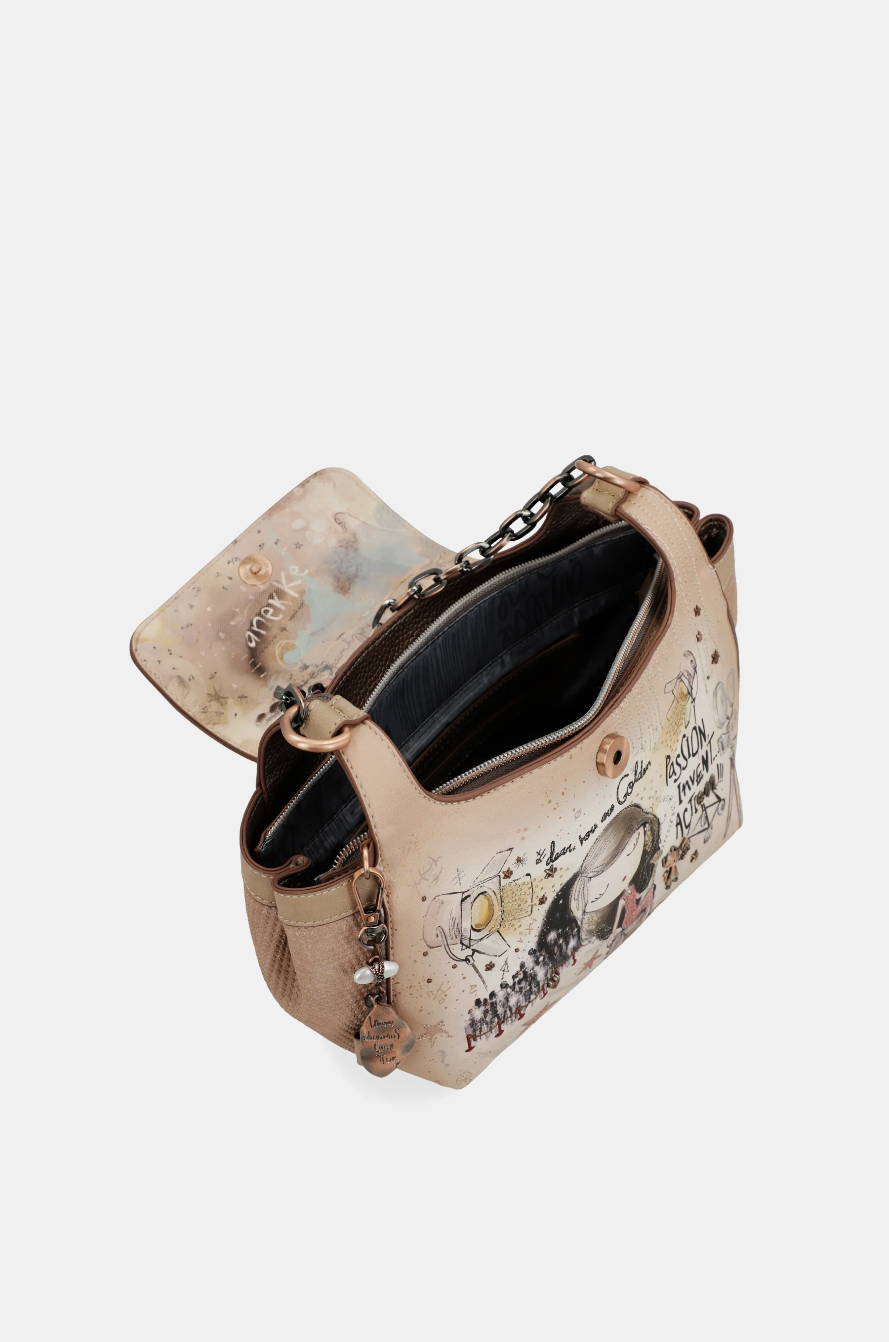 Sac bandoulière avec anse métallique Hollywood - Image 10