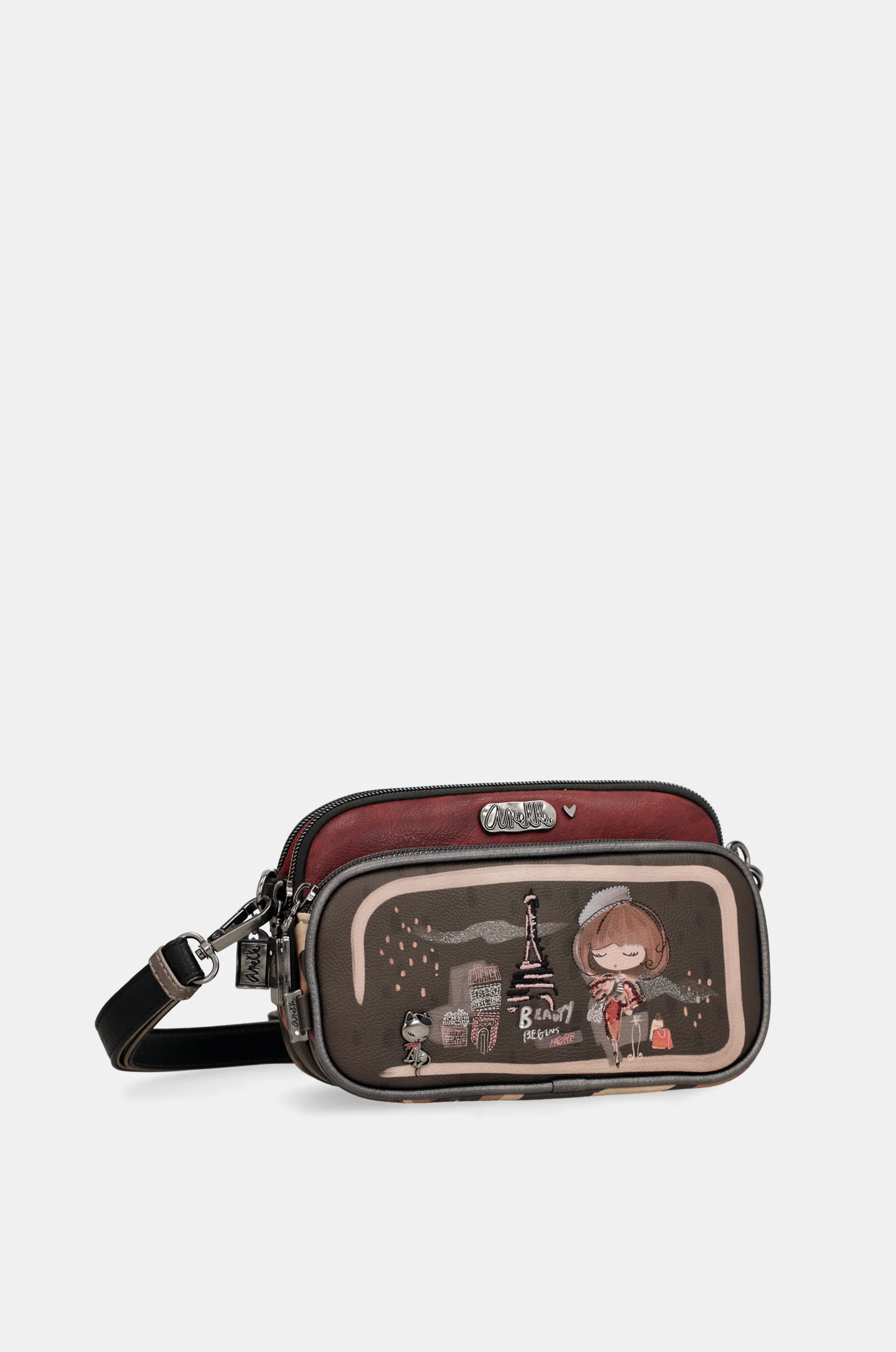 Sac bandoulière avec poche devant Mademoiselle - Image 9