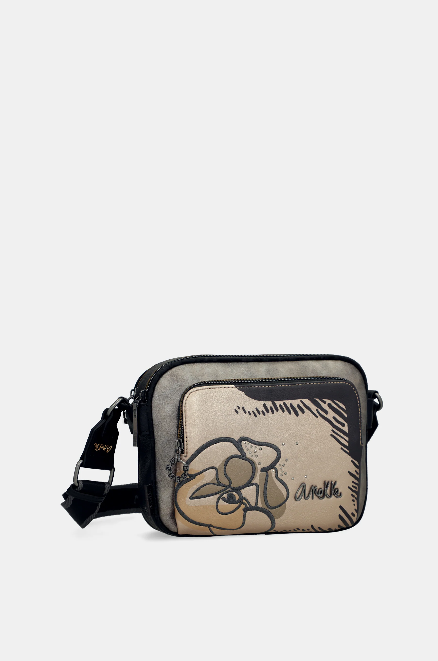 Sac bandoulière avec poche devant Nature Koko - Image 7