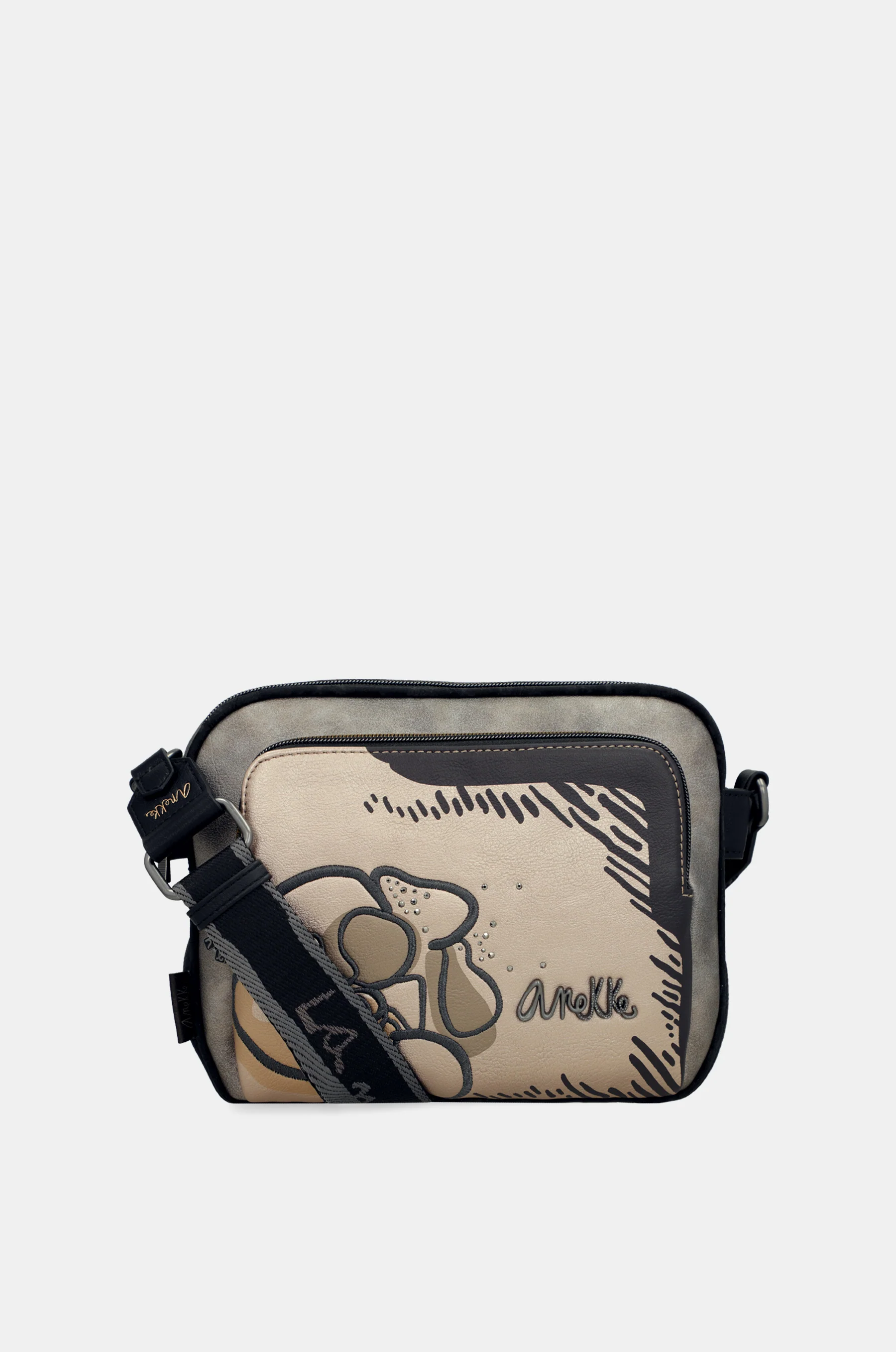 Sac bandoulière avec poche devant Nature Koko - Image 9
