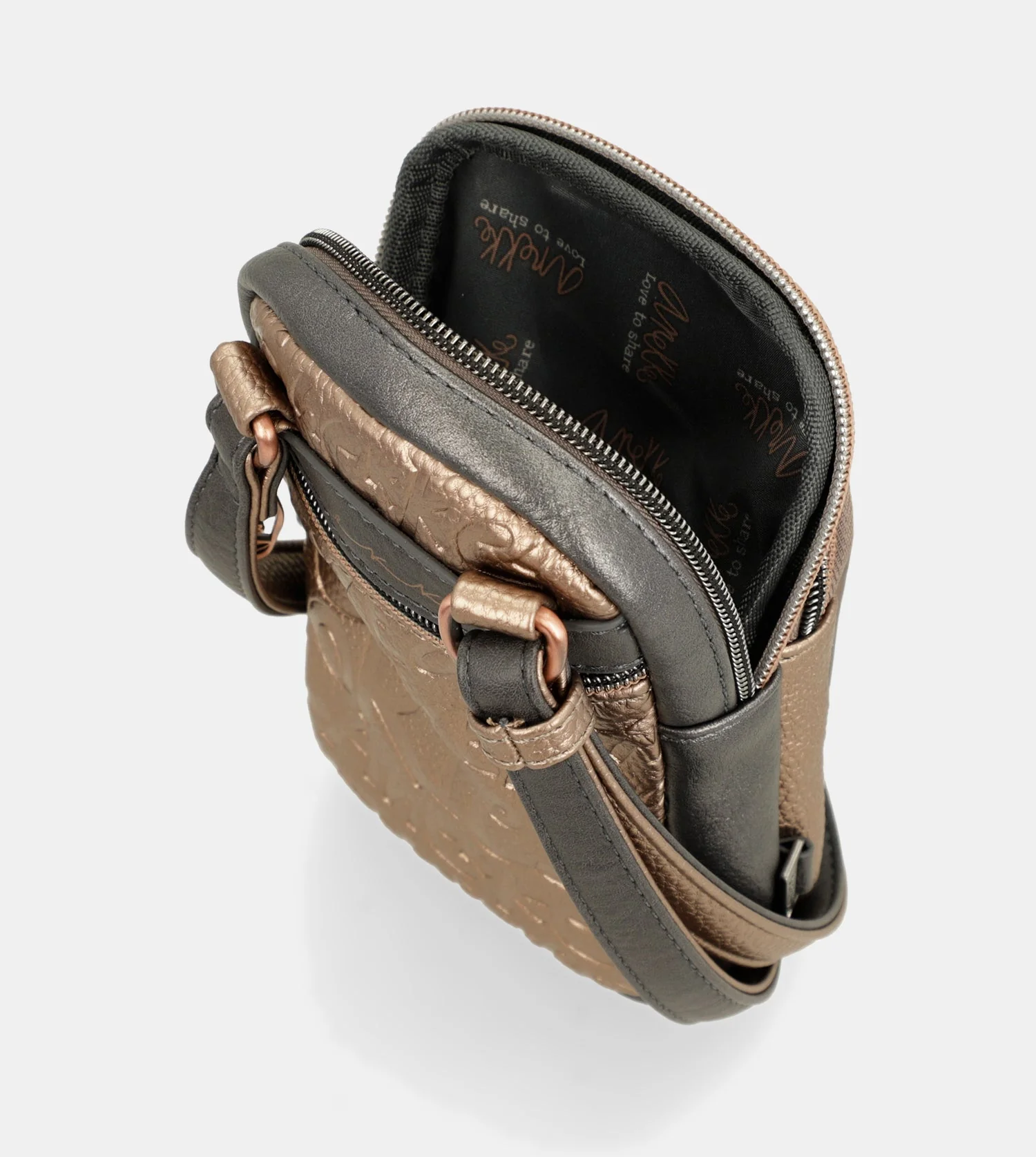 Sac bandoulière mini avec poche Intentions - Image 10