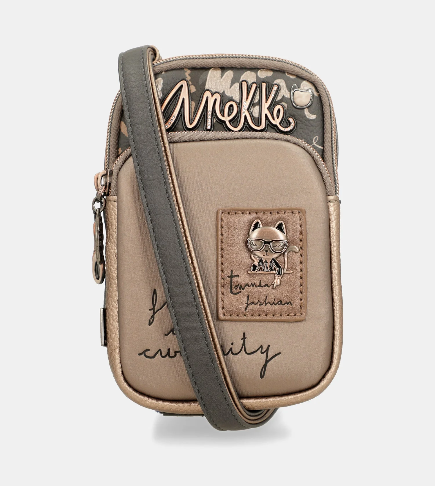 Sac bandoulière mini avec poche Intentions - Image 8