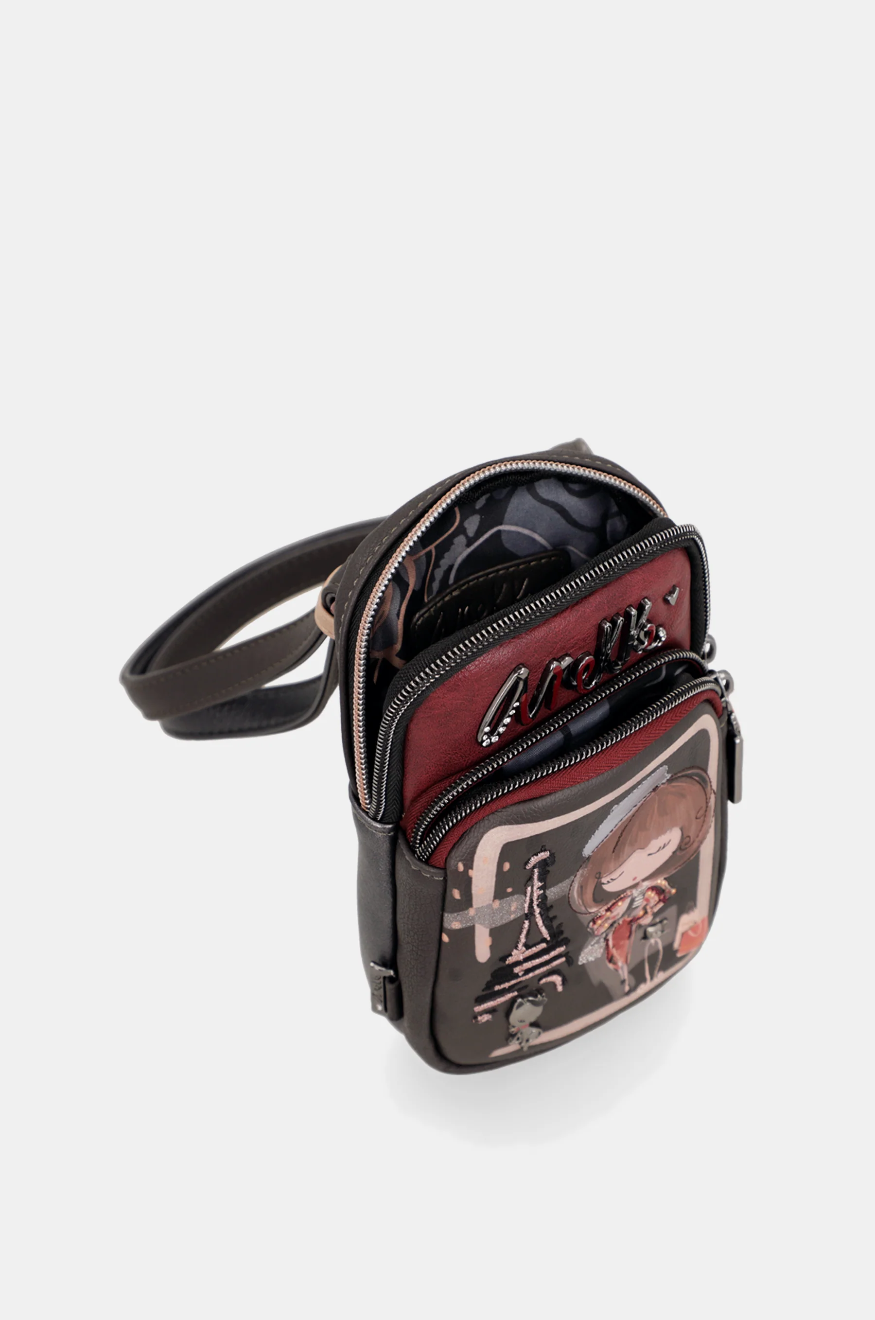Sac bandoulière mini avec poche Mademoiselle - Image 7