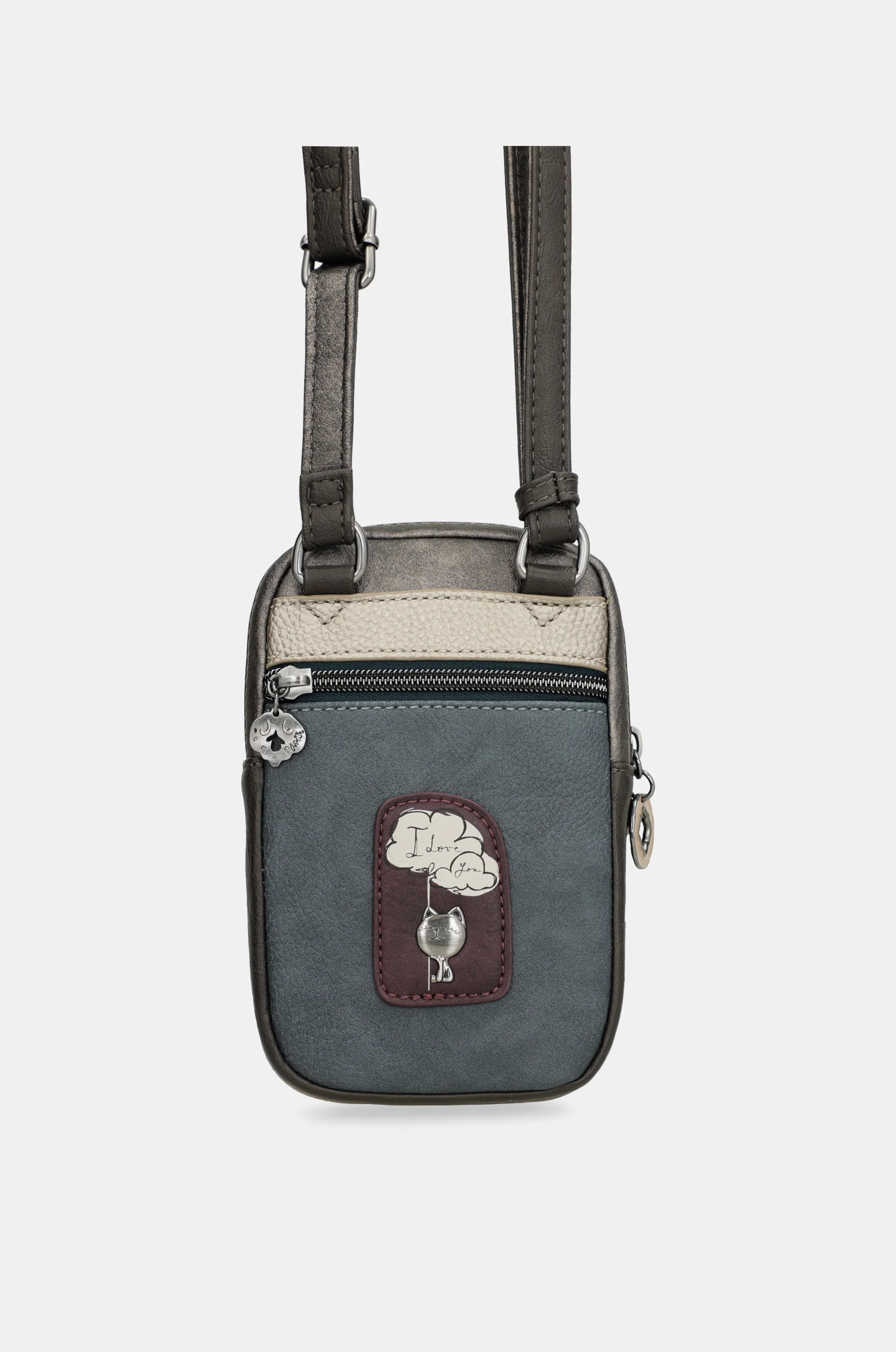 Sac bandoulière mini avec poche Real - Image 3