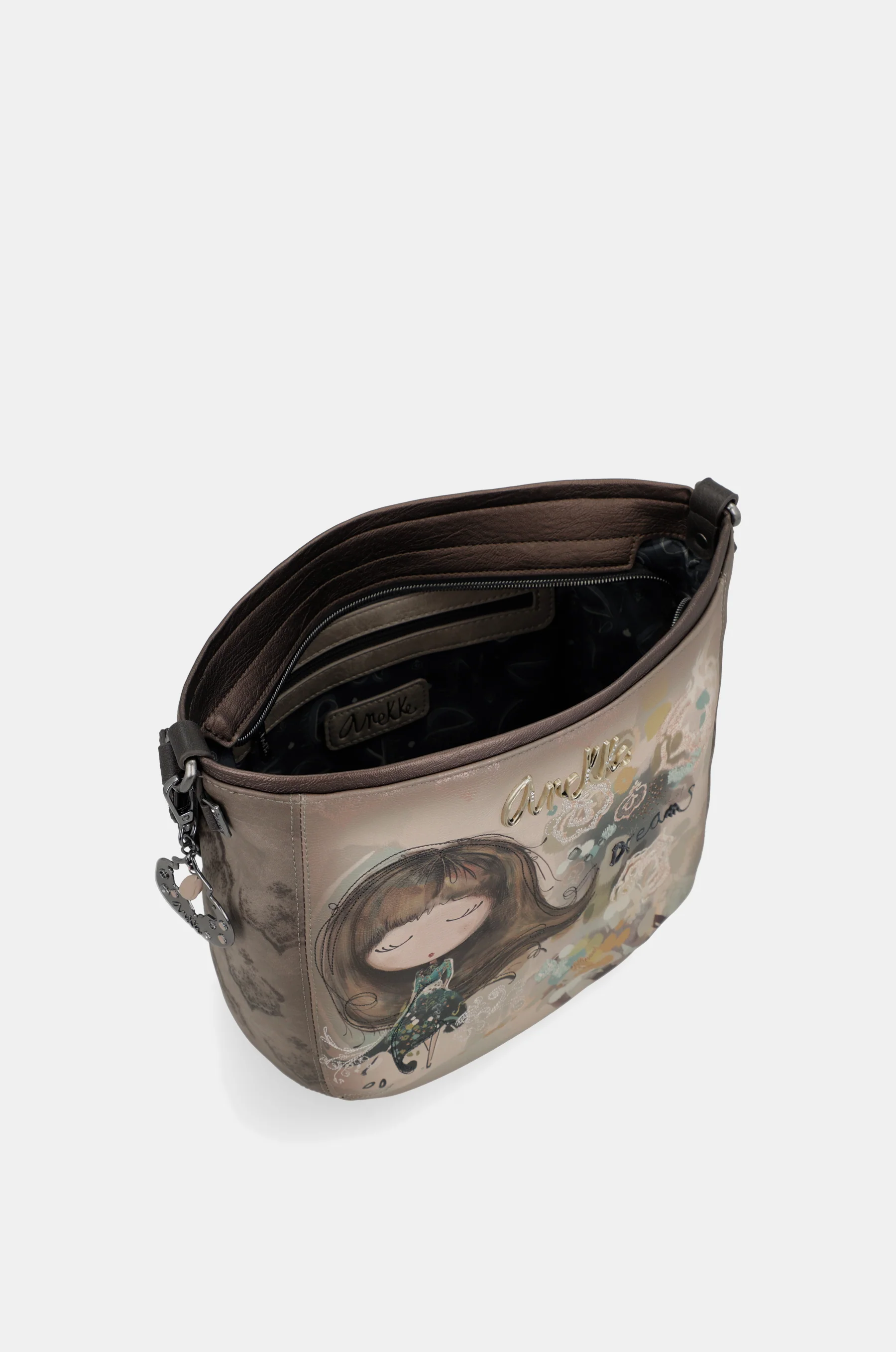 Sac bandoulière ovale moyen Real - Image 6