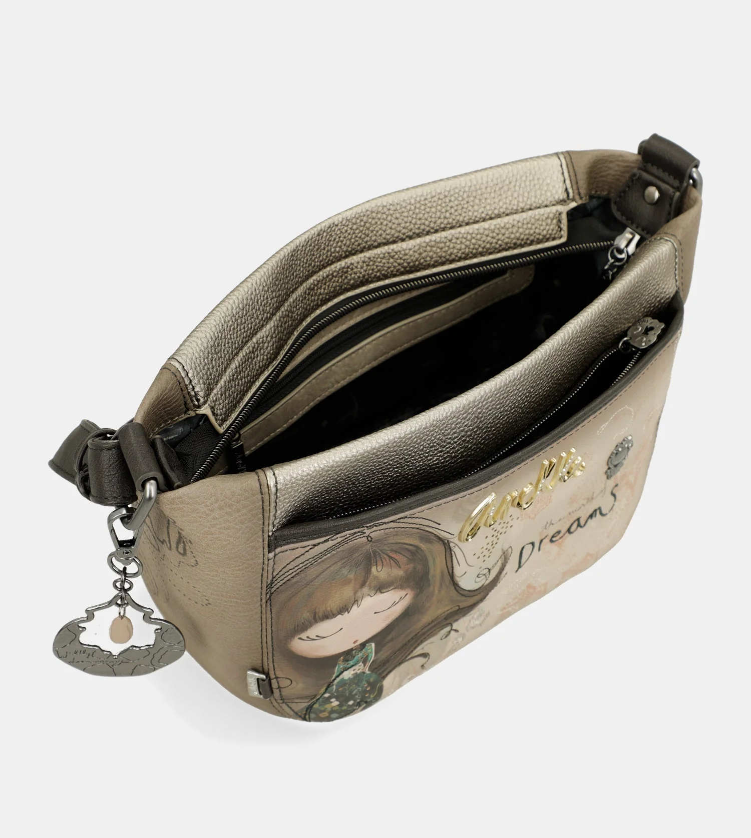 Sac bandoulière ovale petit Real - Image 5