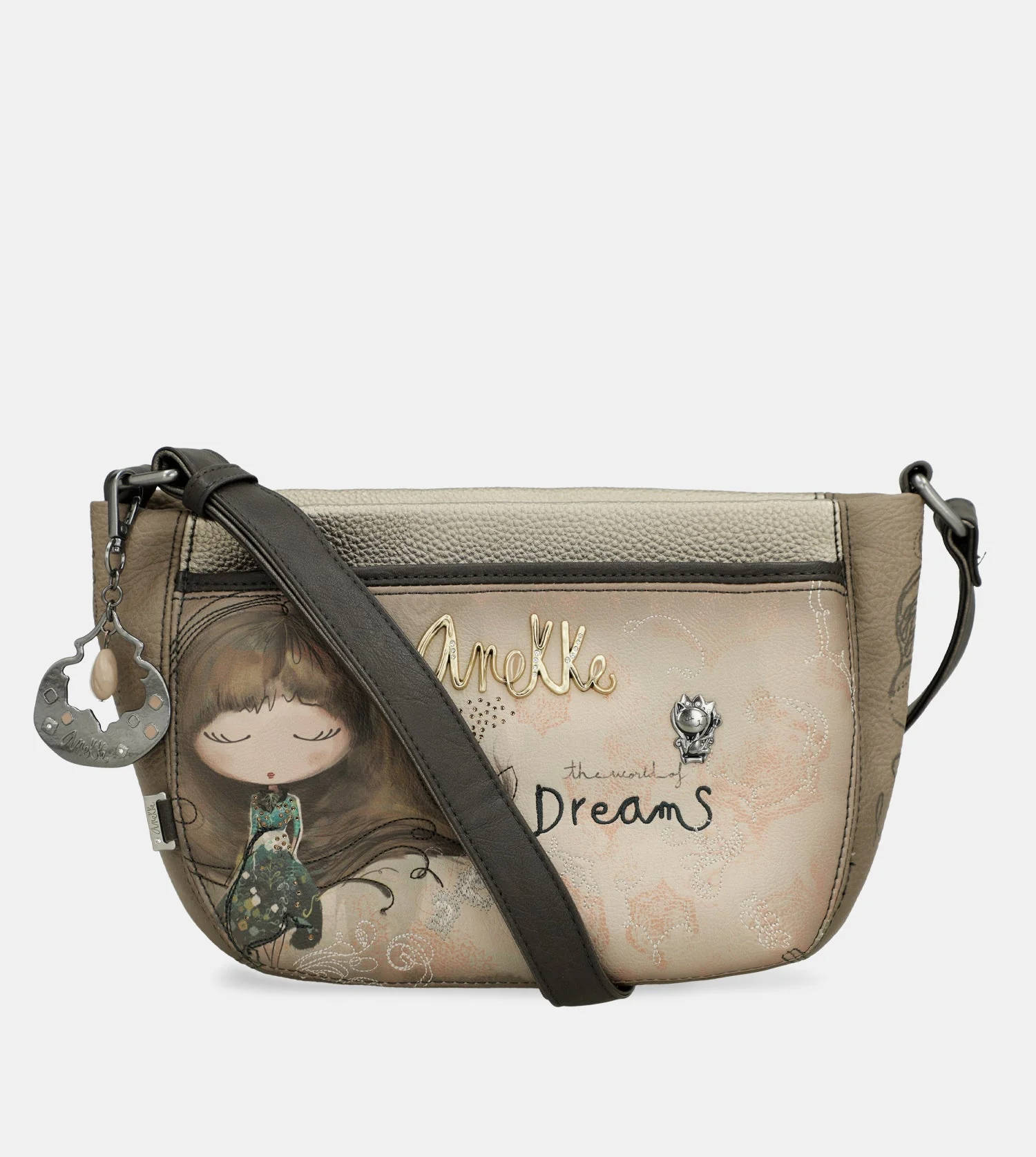 Sac bandoulière ovale petit Real - Image 7