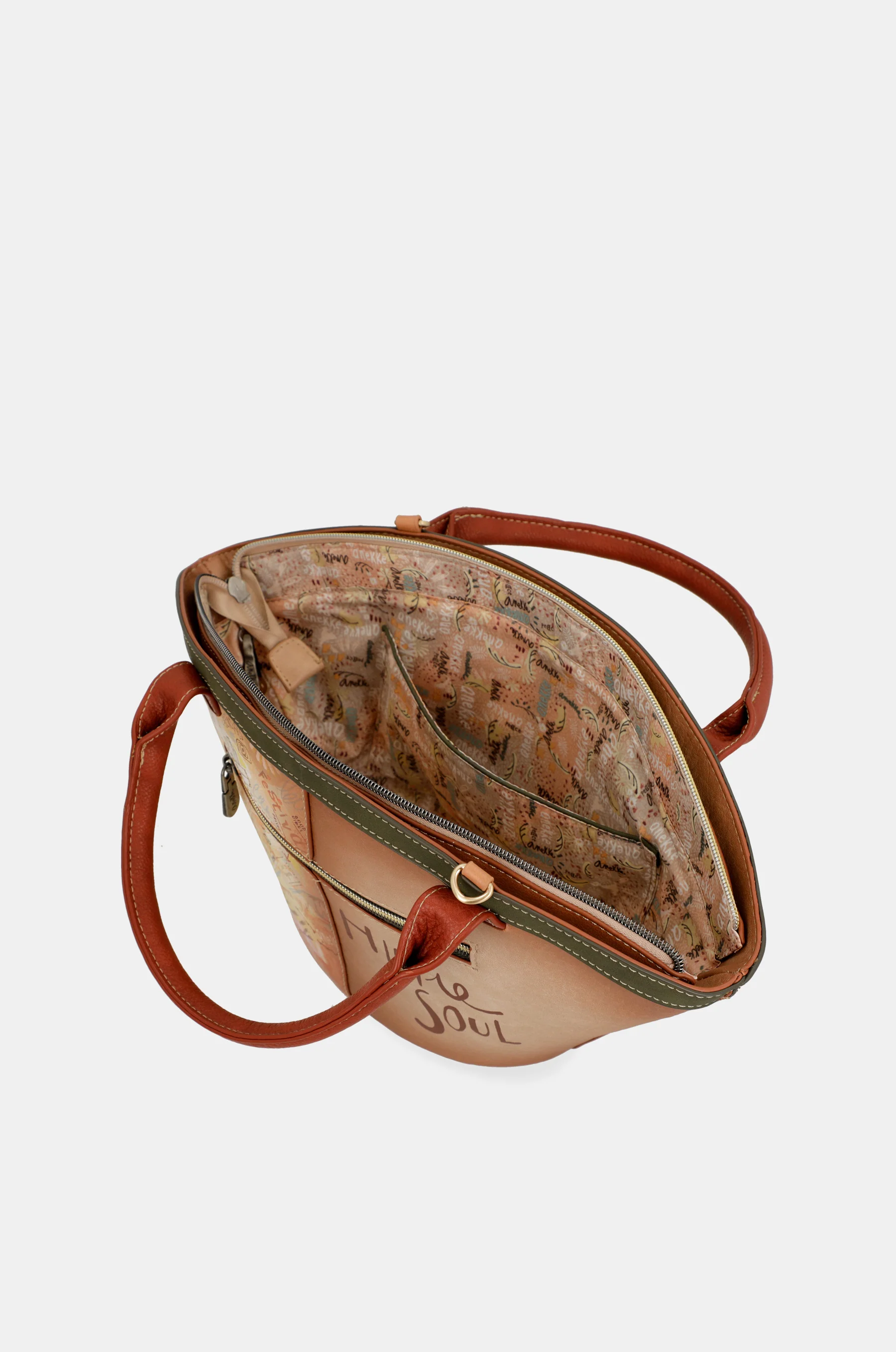 Sac panier camel Peace & Love - Image 5