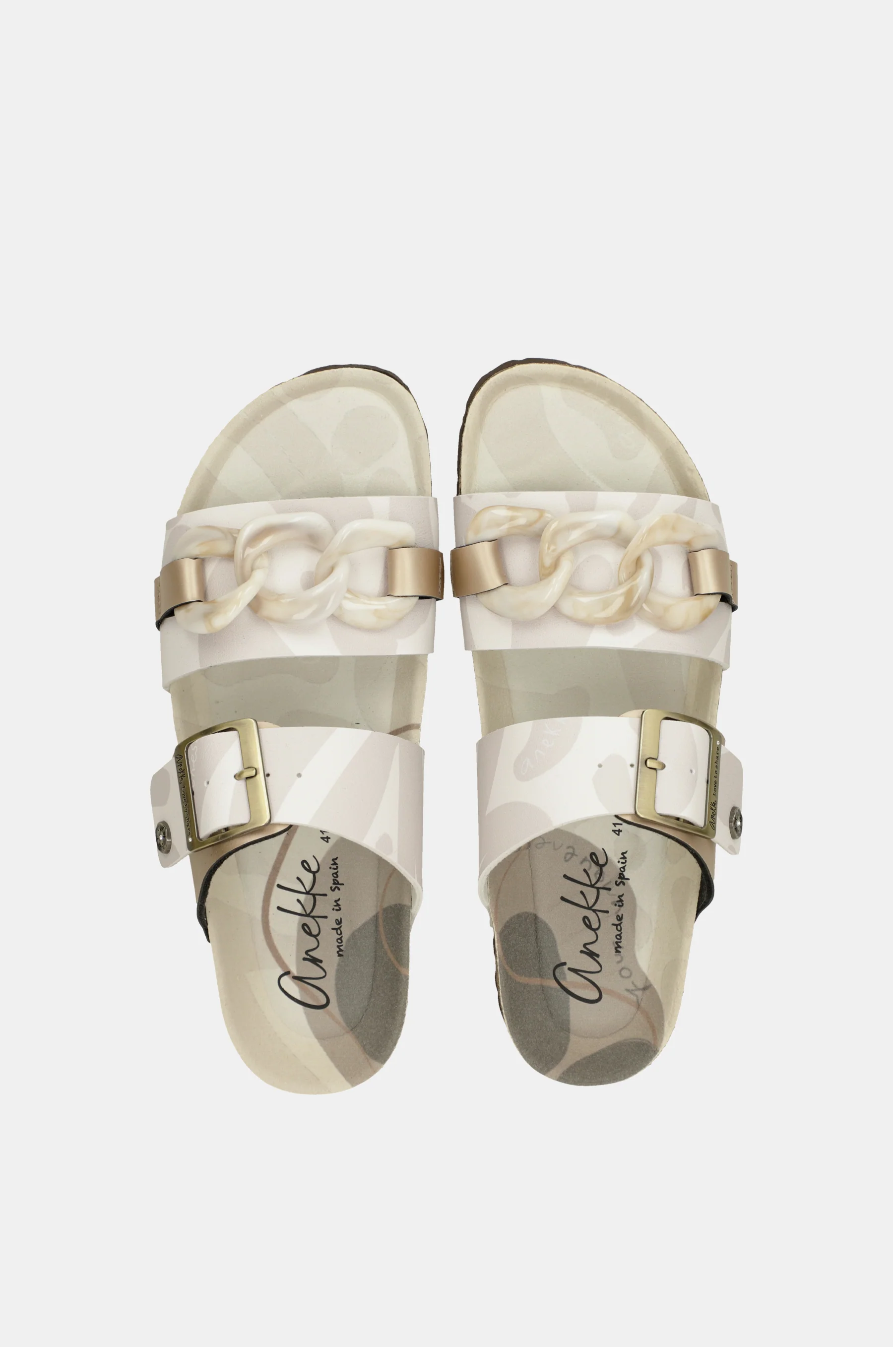 Sandales bio beige Gaia - Image 2