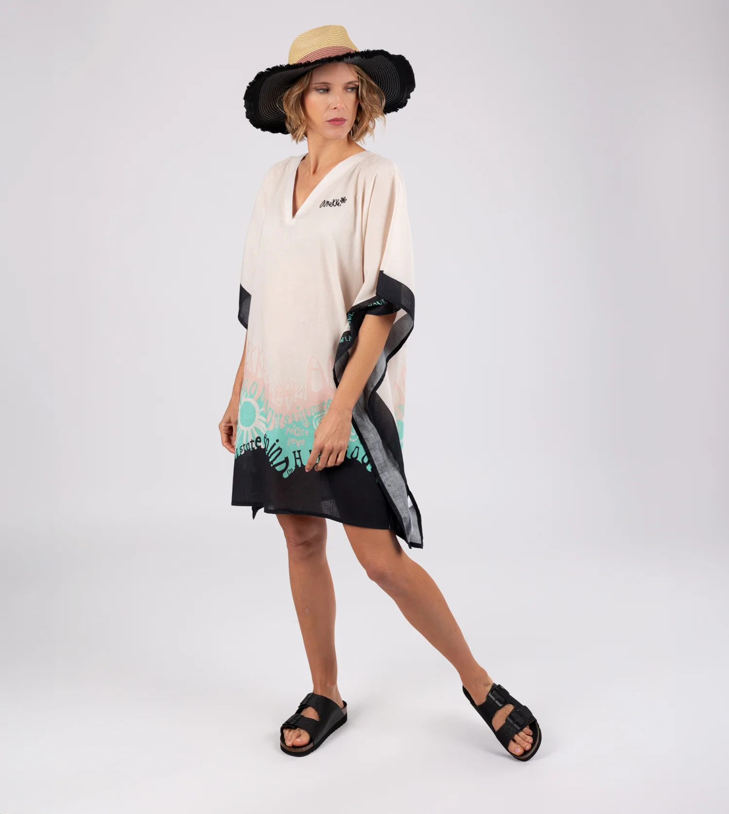 Sandales bio femme, noir - Image 8