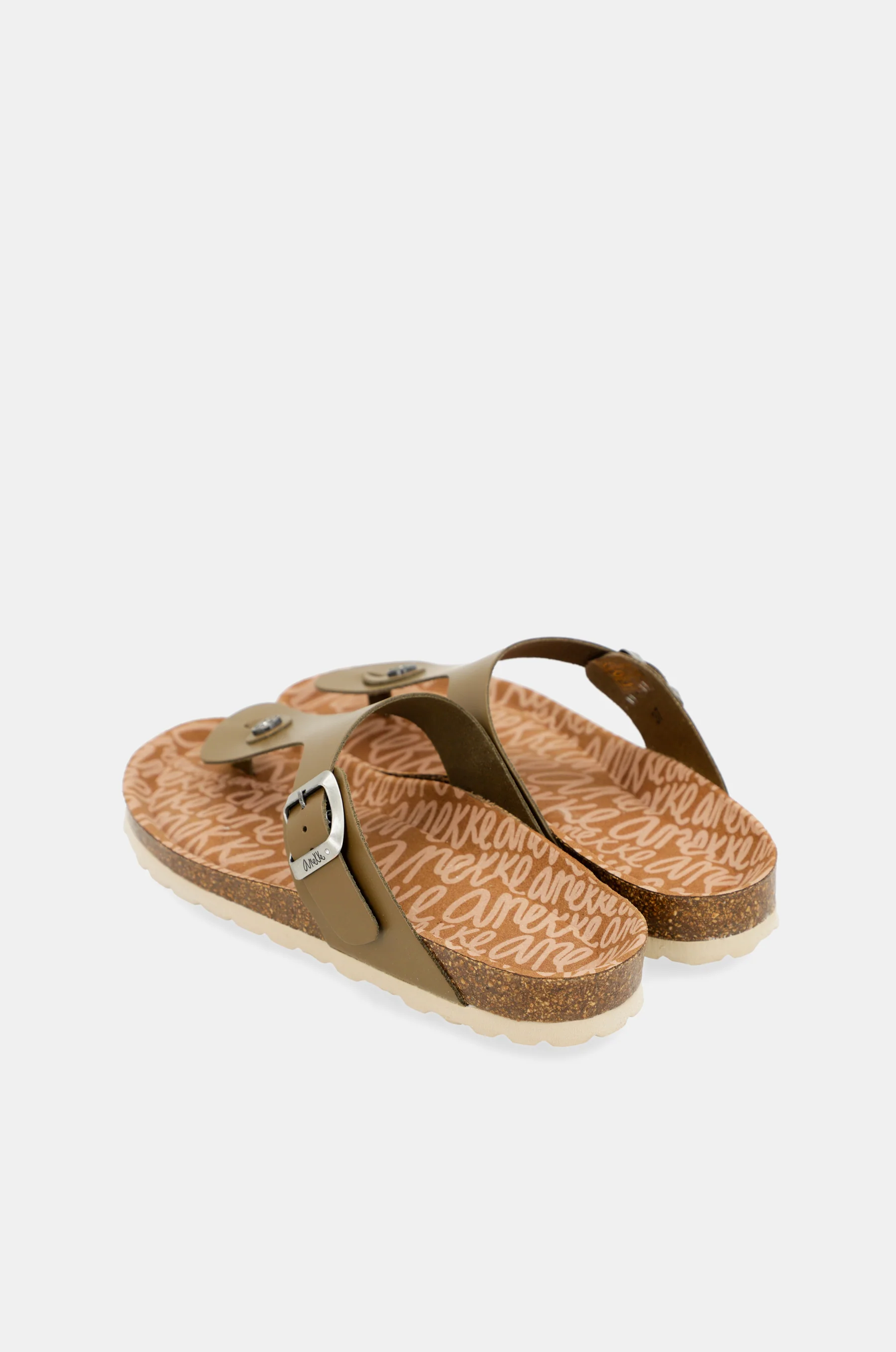 Sandales bio femme, vert - Image 5