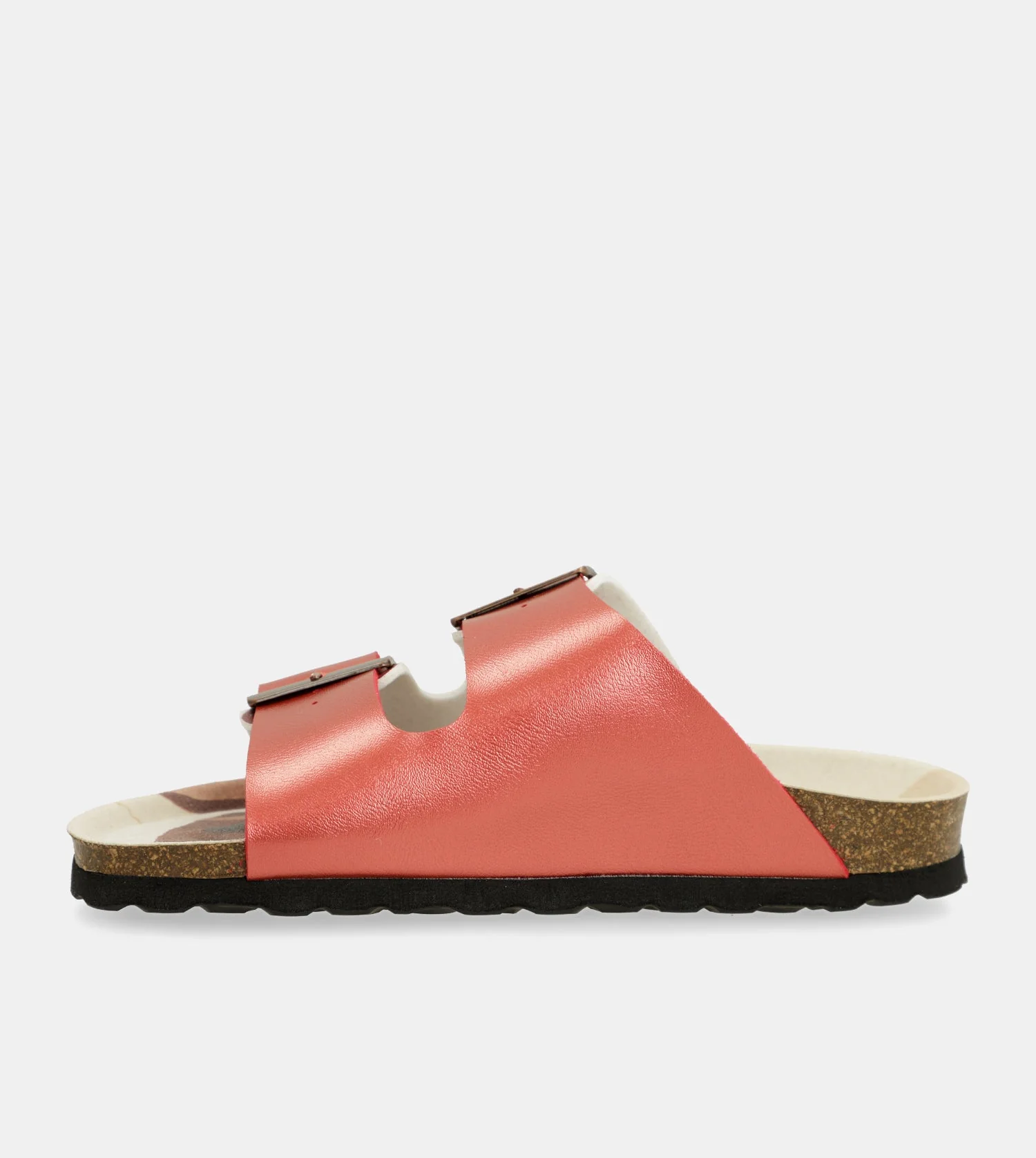 Sandales bio multicolores rouges - Image 4