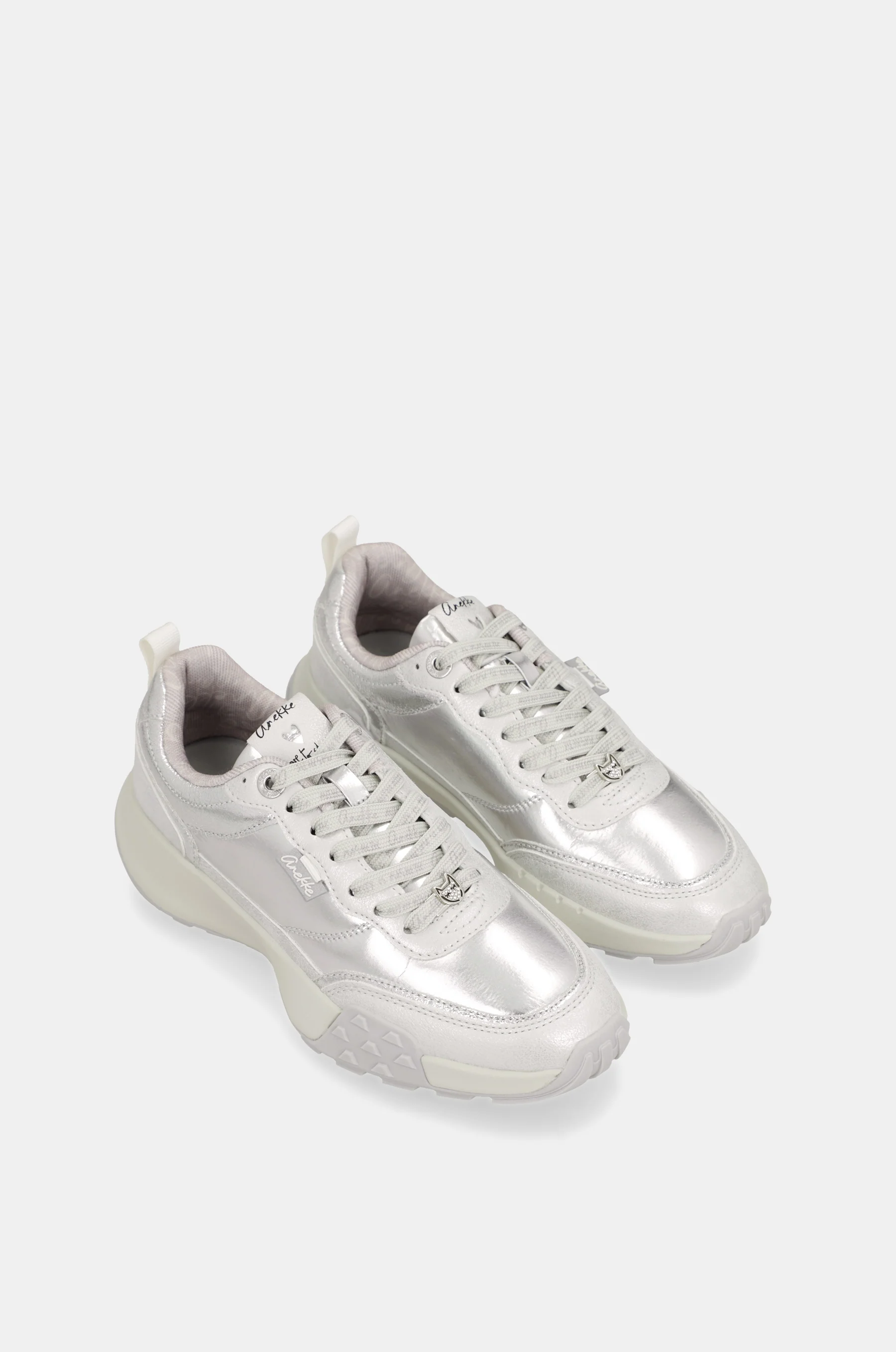 Sneakers argentés - Image 3